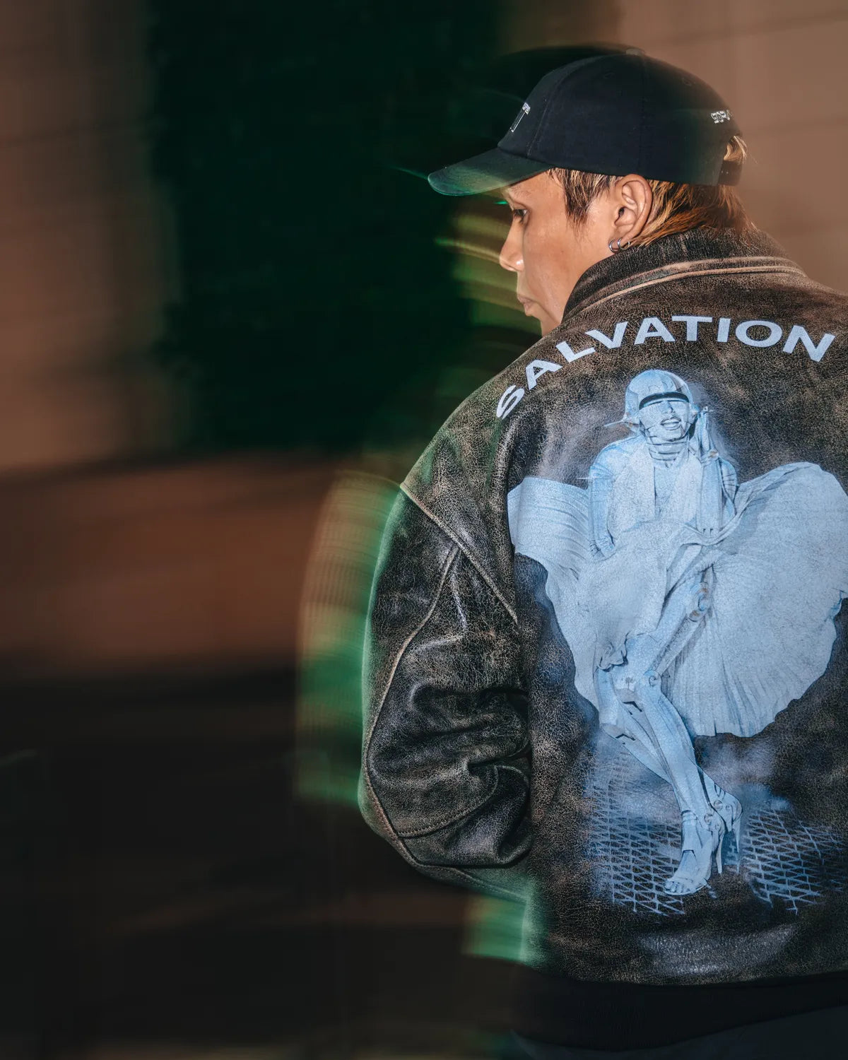 ©︎SAINT Mxxxxxx × SORAYAMA / SRYM_LEATHER A2 JKT (SM-HR1-0000-C80)