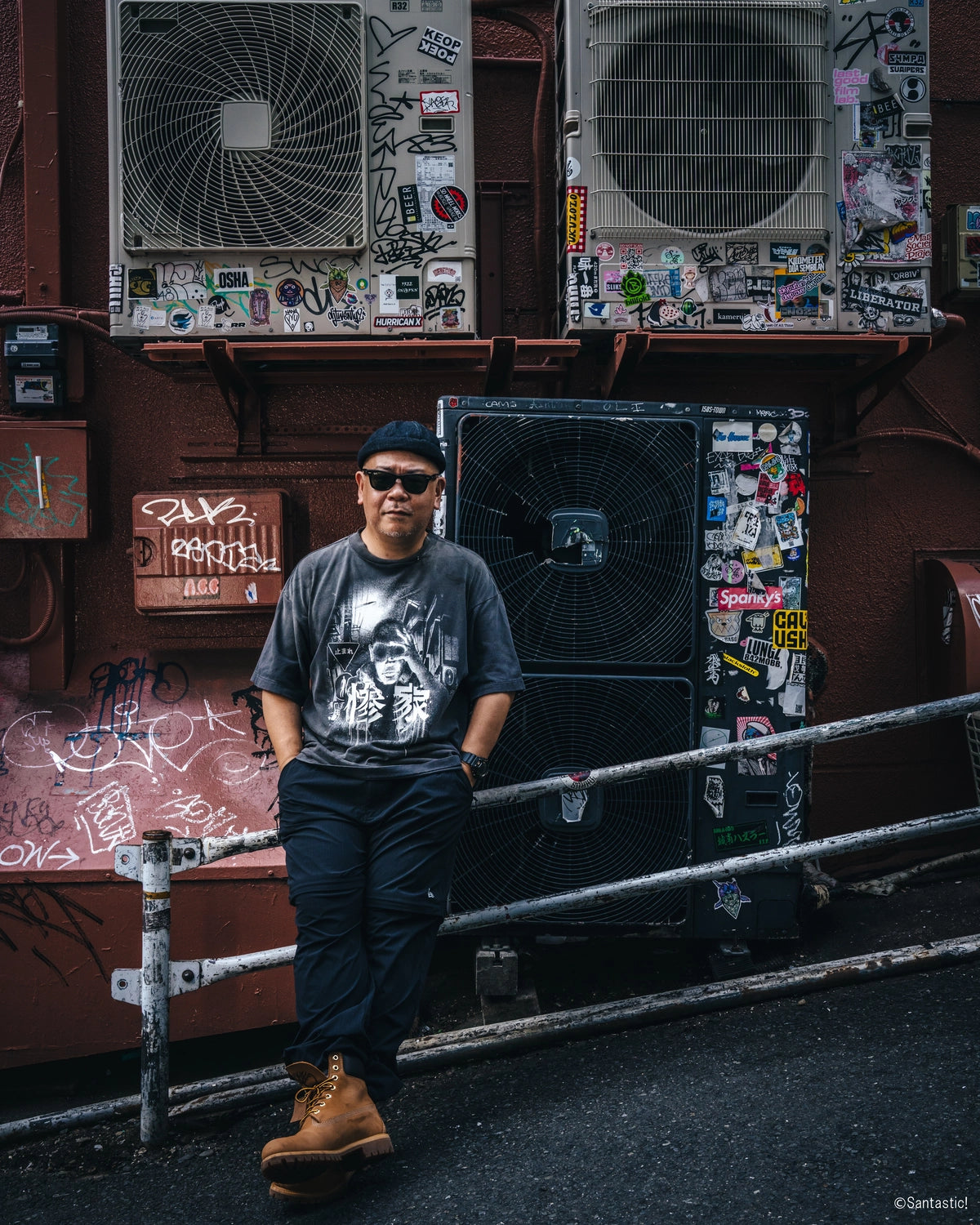 ©︎SAINT Mxxxxxx × GEEKS RULE / GS_SS TEE-惨家-zange- (SM-HR1-0000-C25)
