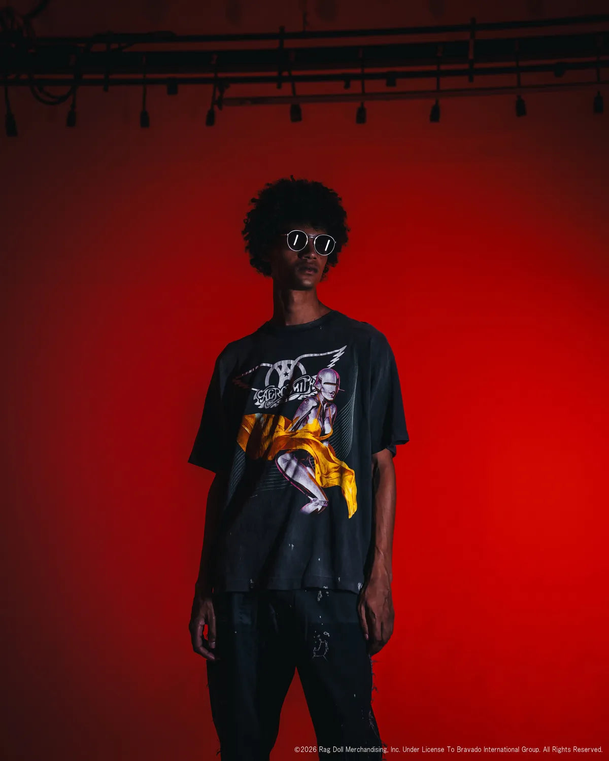 SAINT M×××××× (セントマイケル) / × AEROSMITH / AS_SS T-SHIRT
