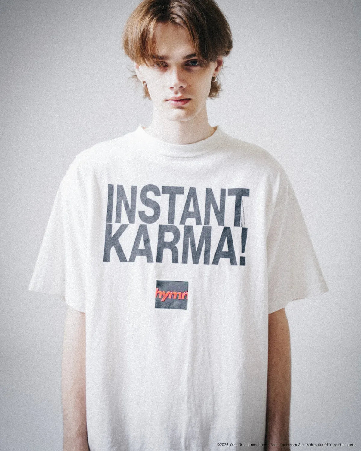 ©︎SAINT Mxxxxxx × JOHN LENNON / JL_SS T-SHIRT / INSTANT KARMA (SM-MK8-0000-C26)