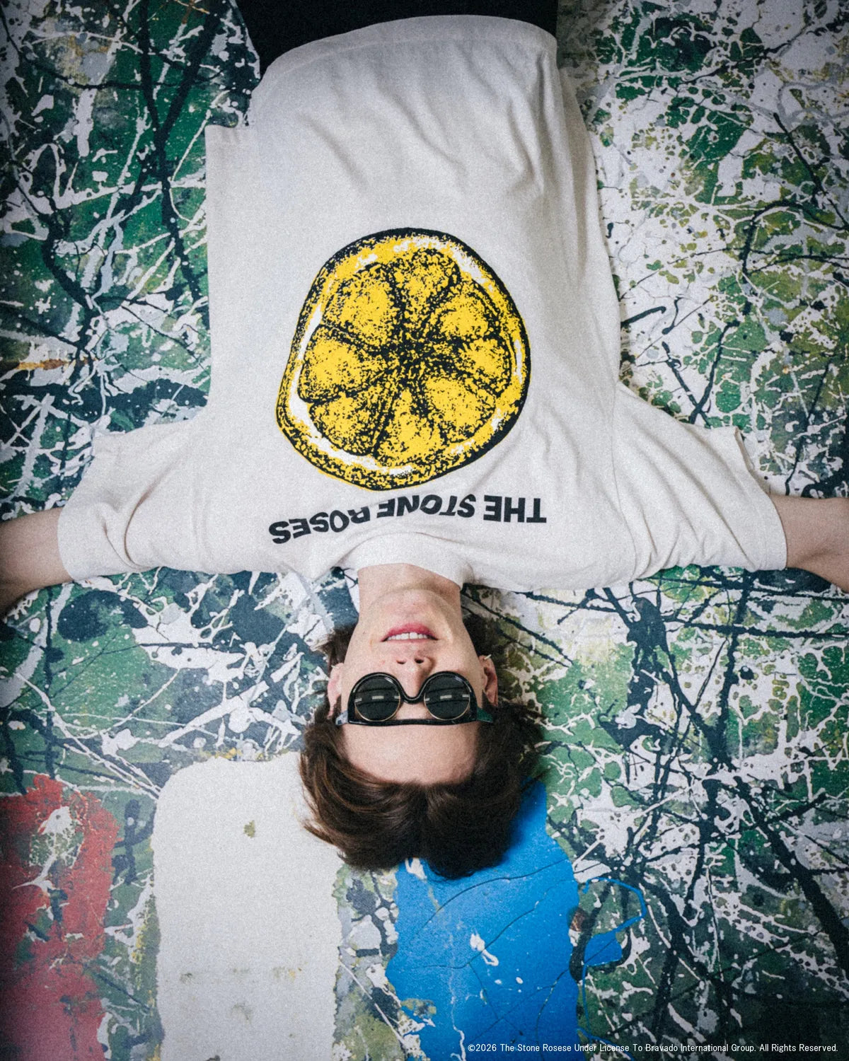©︎SAINT Mxxxxxx × THE STONE ROSES / TSR_SS T-SHIRT / LEMON (SM-MK8-0000-C75)