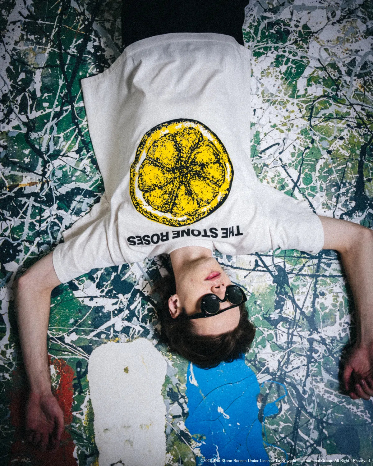 ©︎SAINT Mxxxxxx × THE STONE ROSES / TSR_SS T-SHIRT / LEMON (SM-MK8-0000-C75)