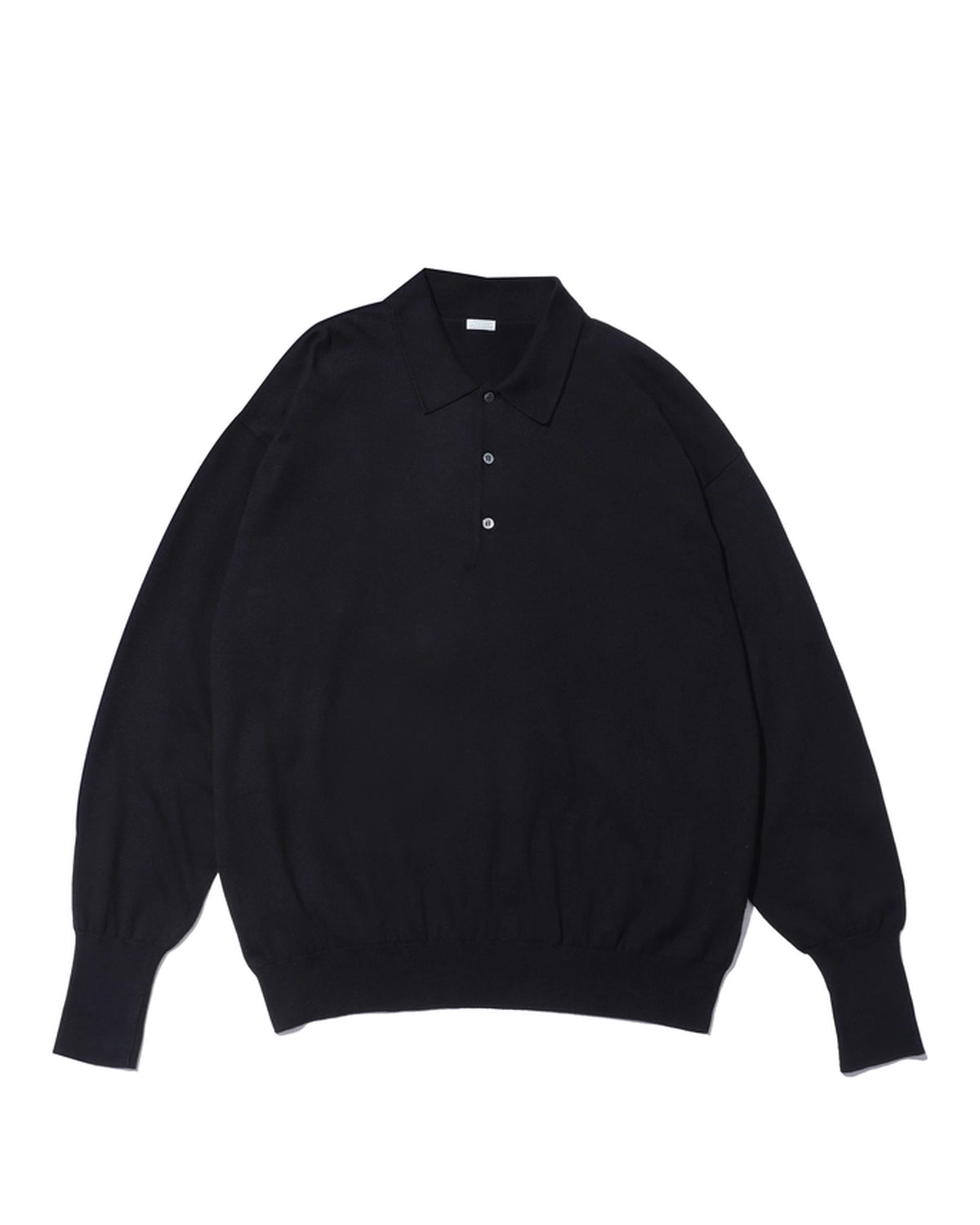 A.PRESSE / Cotton Knit  / L/S Polo Shirts (25SAP-03-02K)