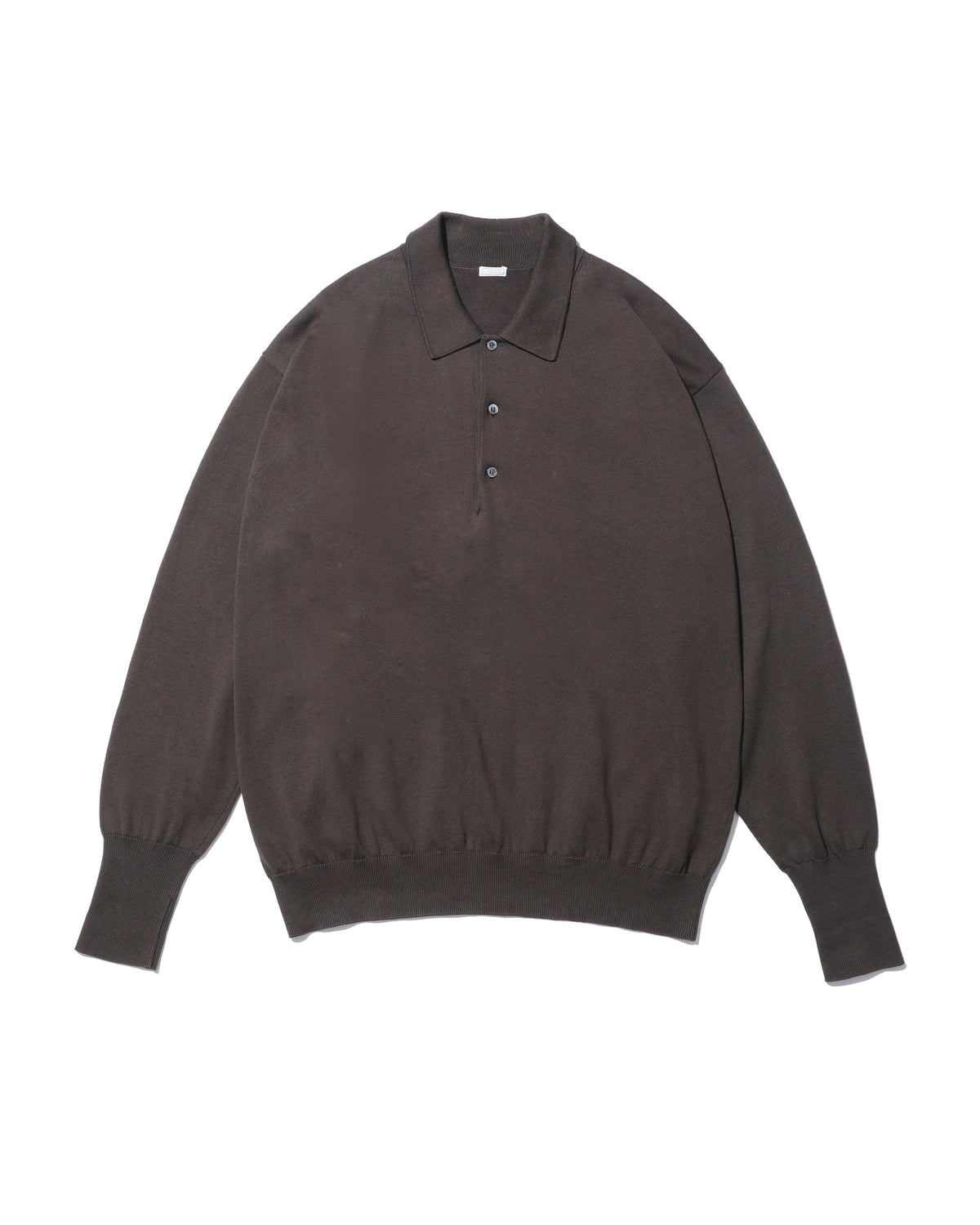 A.PRESSE / Cotton Knit  / L/S Polo Shirts (25SAP-03-02K)