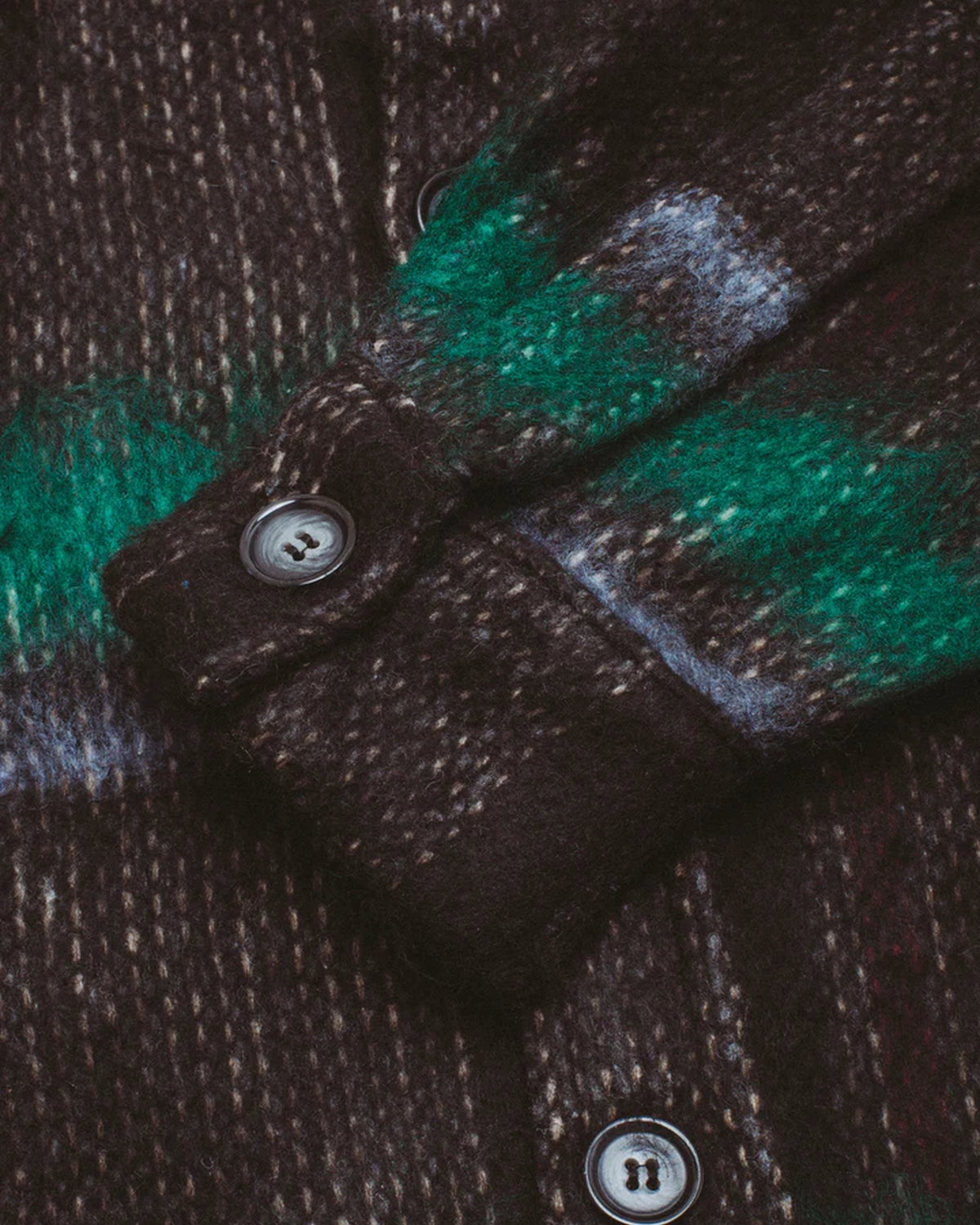 FUCKING AWESOME / Color Wash Oversized Flannel