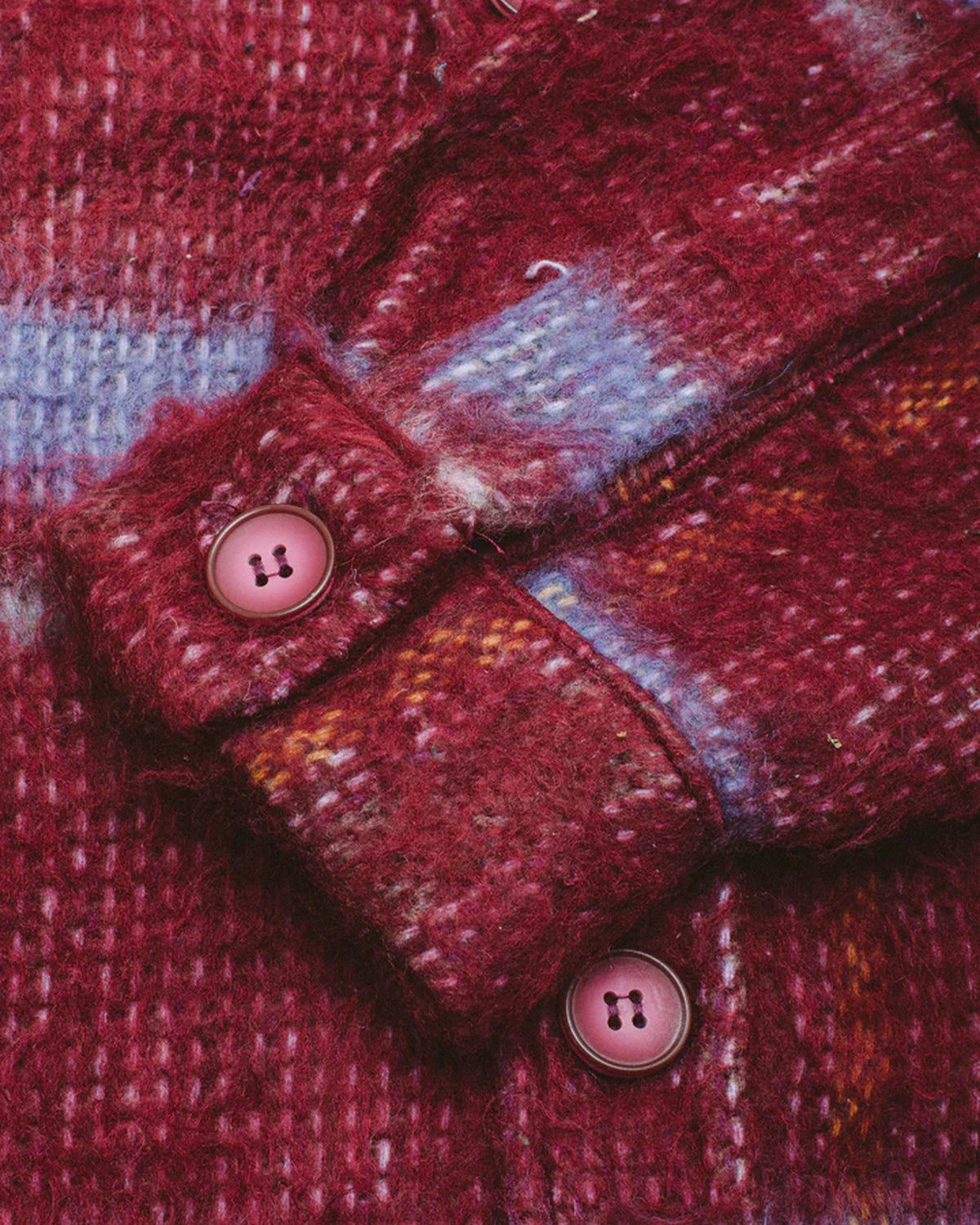 FUCKING AWESOME / Color Wash Oversized Flannel