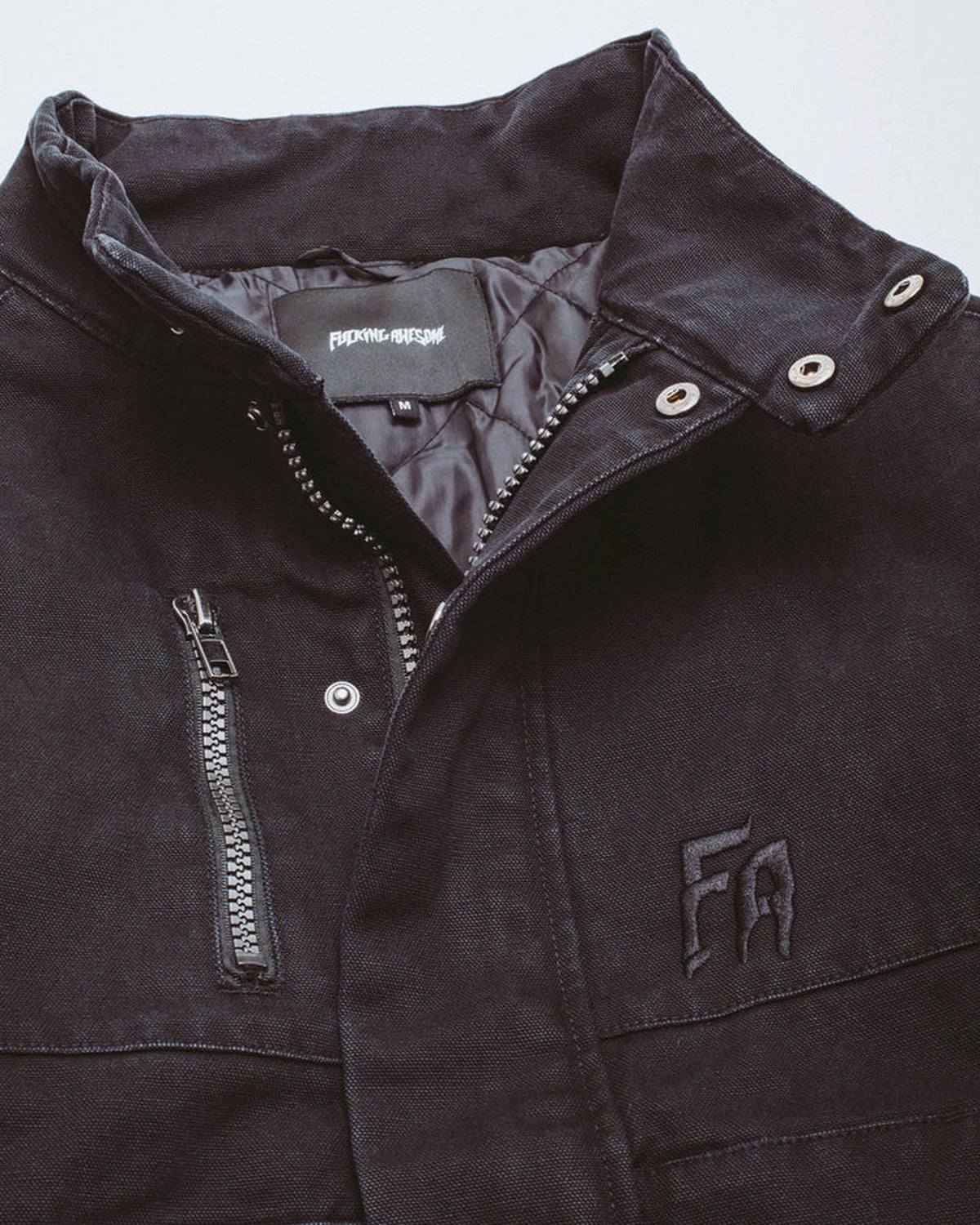 FUCKING AWESOME / Waxed Puffer Jacket