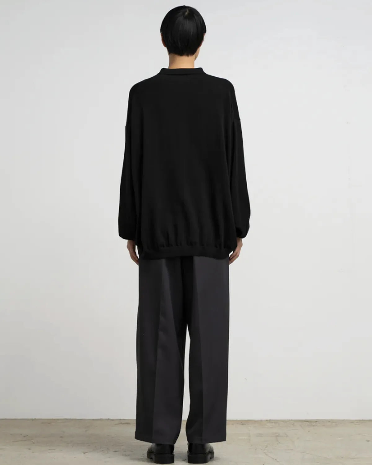 Graphpaper / Suvin High Gauge Knit Oversized L/S Shirt (GU261-80263B)