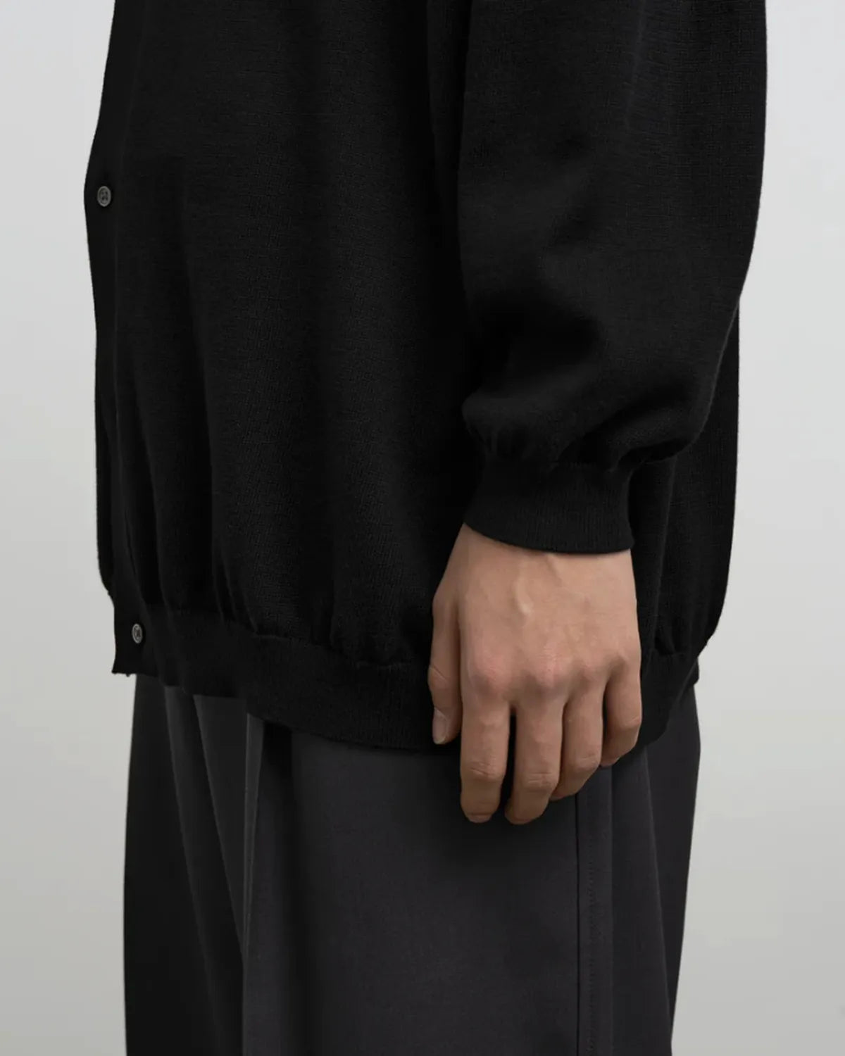 Graphpaper / Suvin High Gauge Knit Oversized L/S Shirt (GU261-80263B)