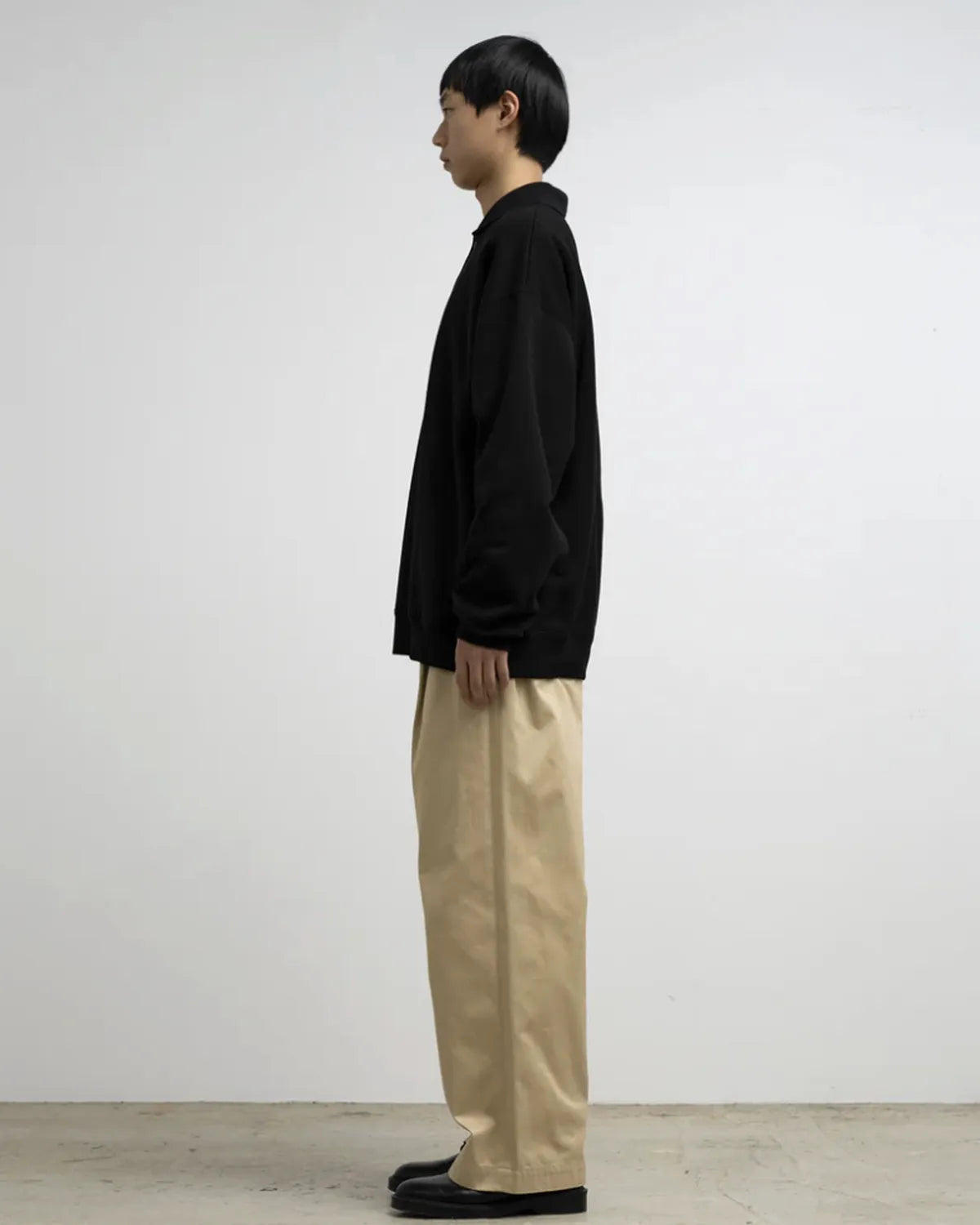 Graphpaper / AZUMA Terry Pullover Polo Sweat (GU261-70243B)