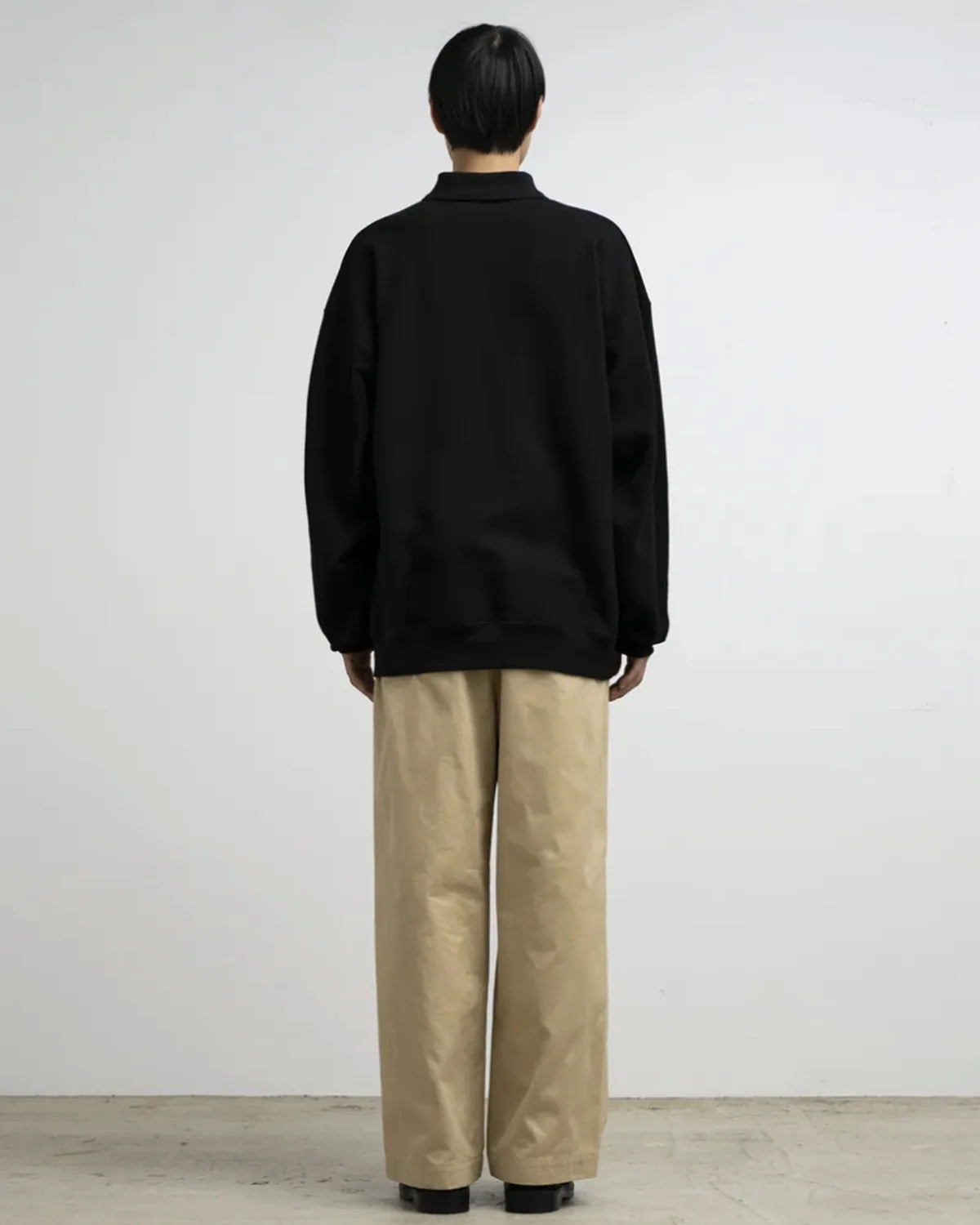 Graphpaper / AZUMA Terry Pullover Polo Sweat (GU261-70243B)