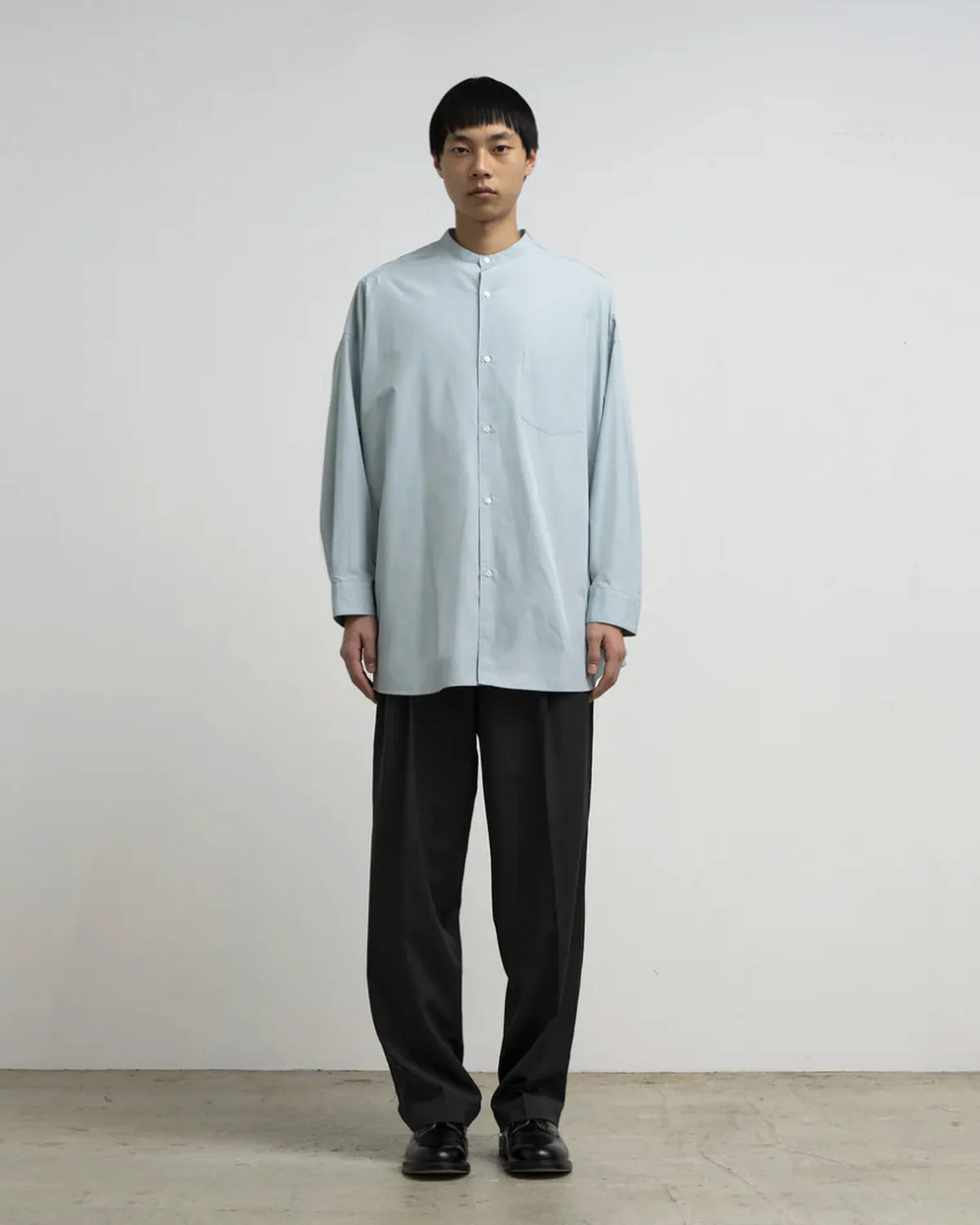 Graphpaper / ALUMO for GP L/S Oversized Band Collar Shirt (GM261-50223)