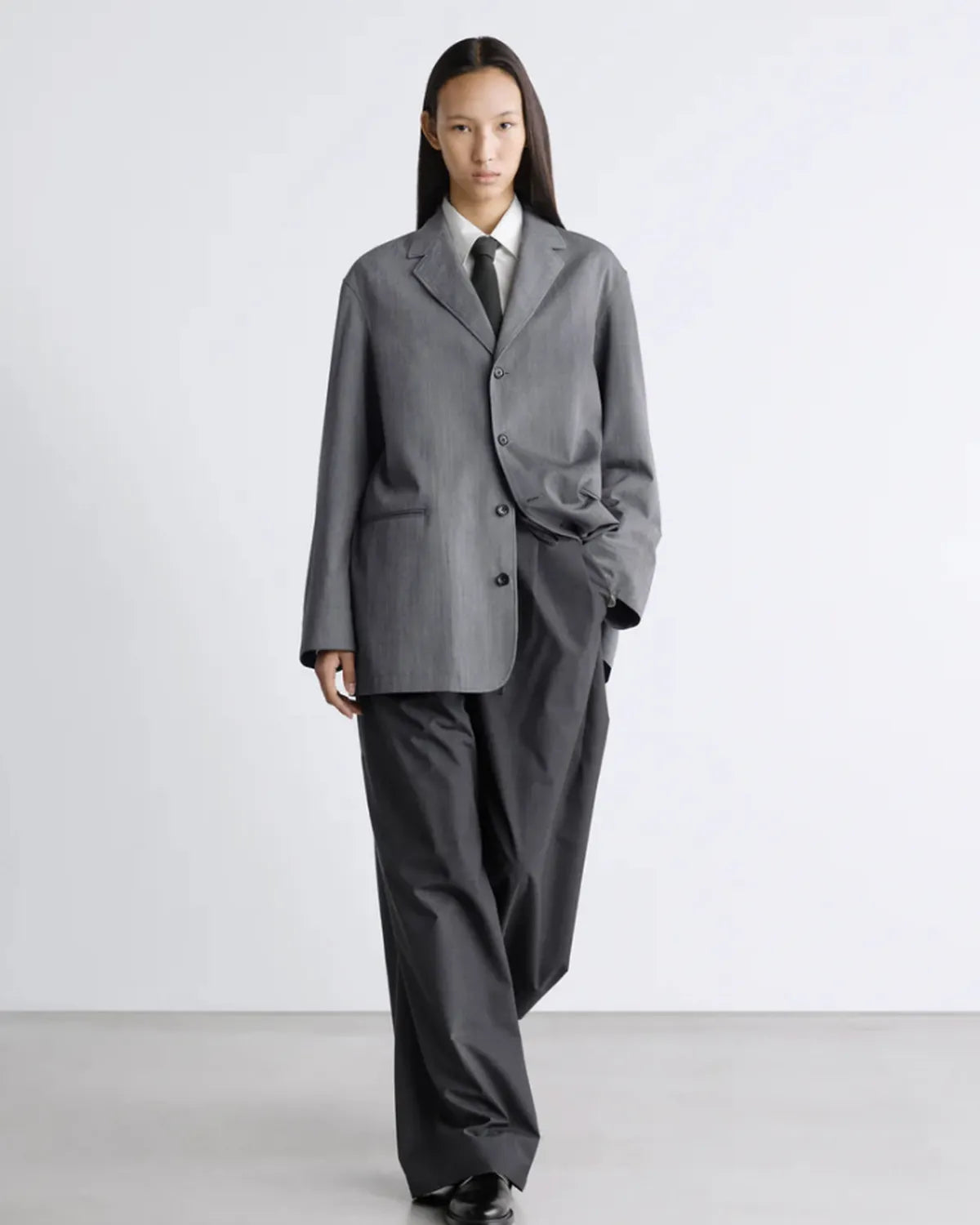 Graphpaper / Fulled Wool Twill Necktie (GU261-90343)