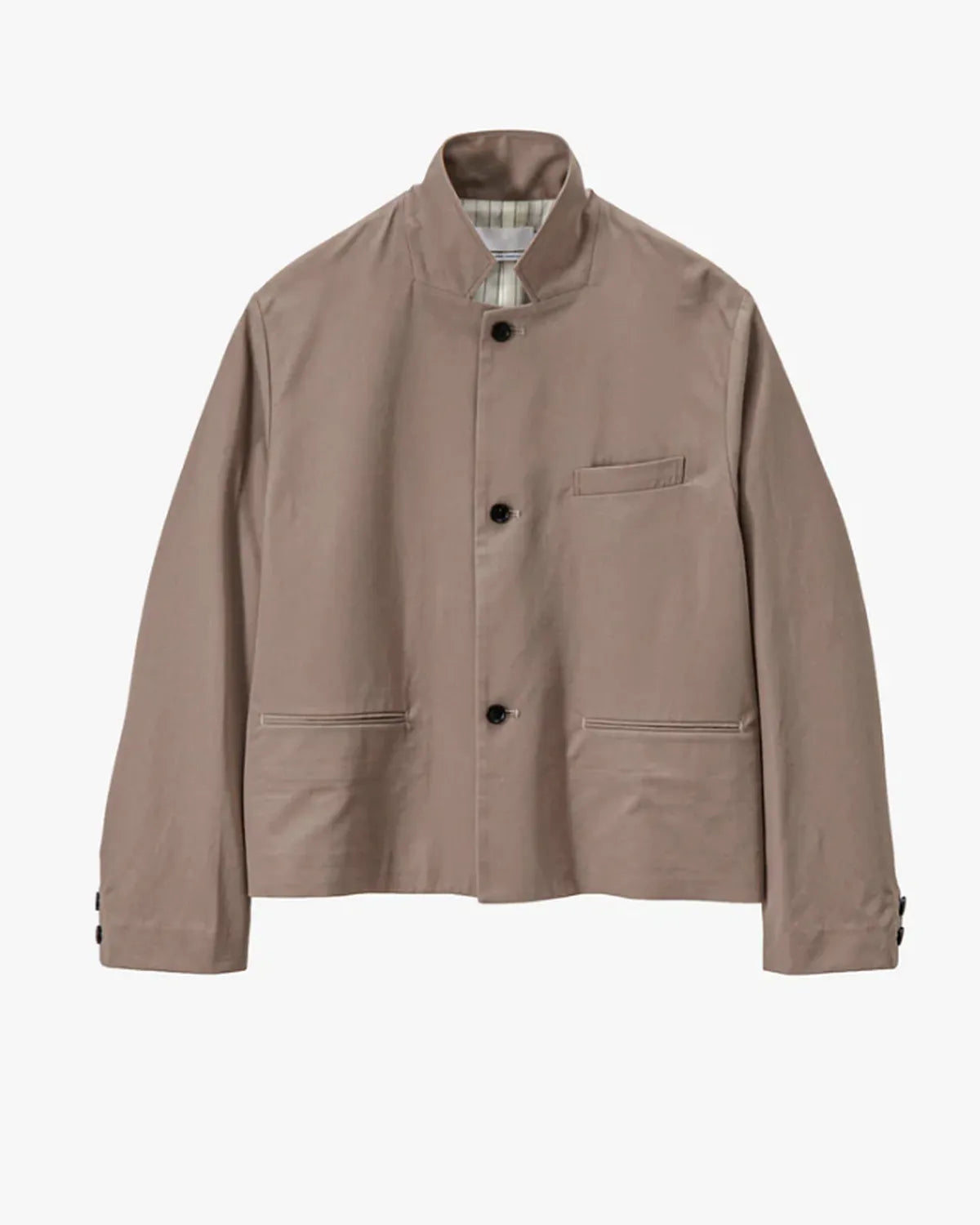 Graphpaper / Brushed Cotton Gabardine Stand Collar Jacket (GL261-20396)