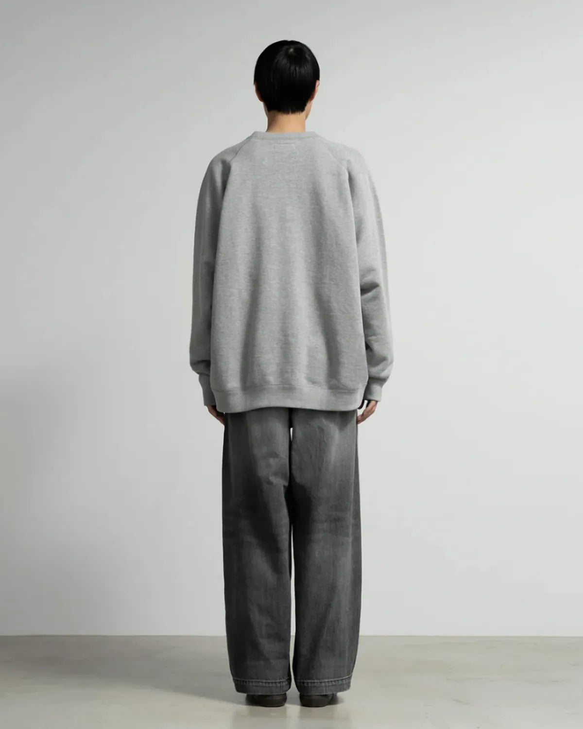 Graphpaper × LOOPWHEELER / LOOPWHEELER for Graphpaper Raglan Sweat (GU261-70701B)