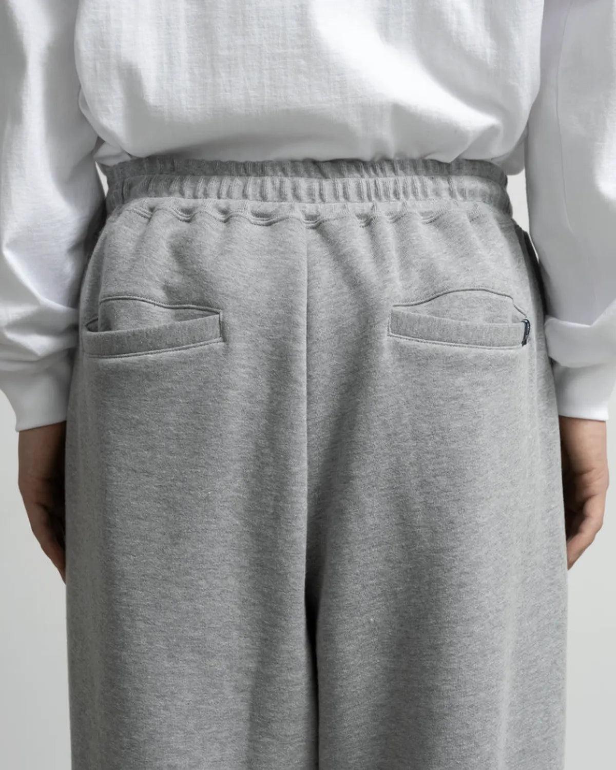 Graphpaper × LOOPWHEELER / LOOPWHEELER for Graphpaper Easy Wide Sweat Pants (GU261-70703B)
