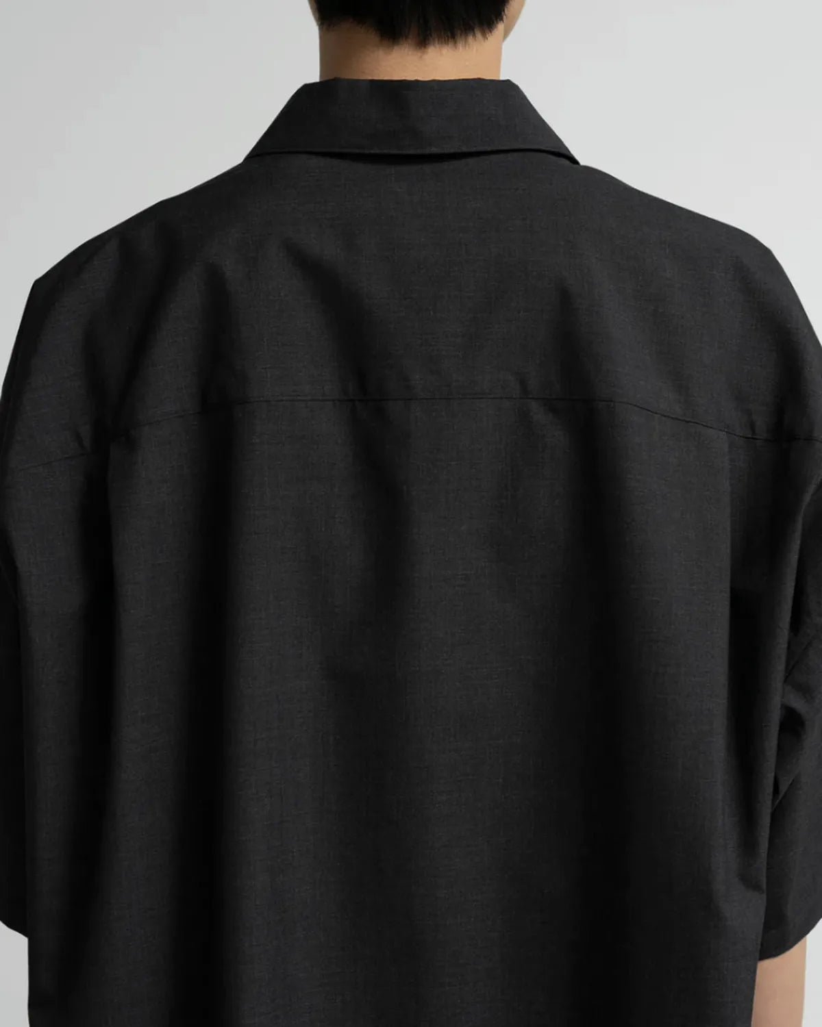 Graphpaper / Fine Wool Heather S/S Skipper Shirt (GU261-50321)