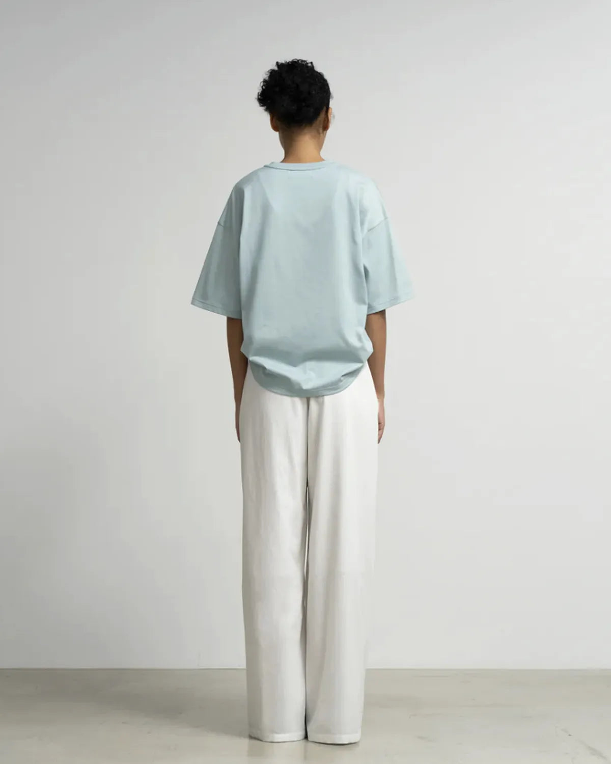 Graphpaper / Silicon Poplin Two Tuck Easy Wide Pants (GL261-40187)