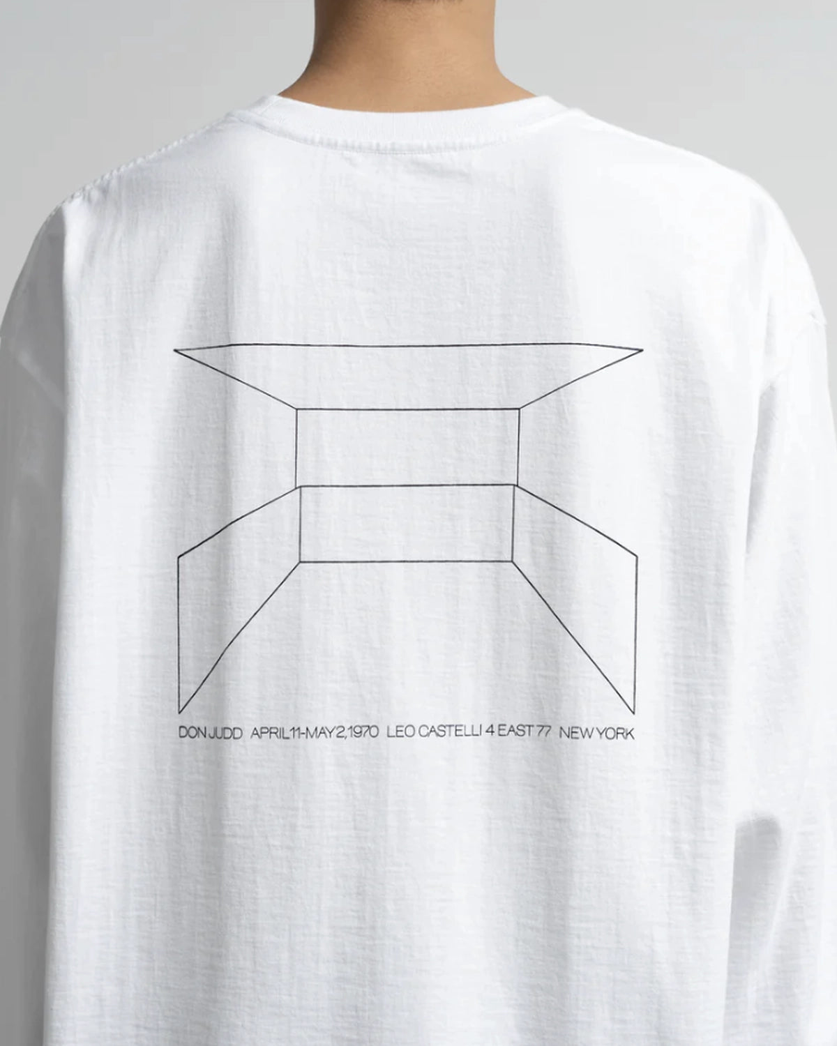 Graphpaper × JUDD Foundation / Donald Judd w/ GP L/S Crew Neck Tee (GU261-70776)