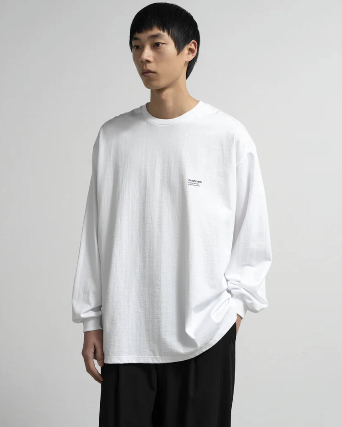Graphpaper × JUDD Foundation / Donald Judd w/ GP L/S Crew Neck Tee (GU261-70776)