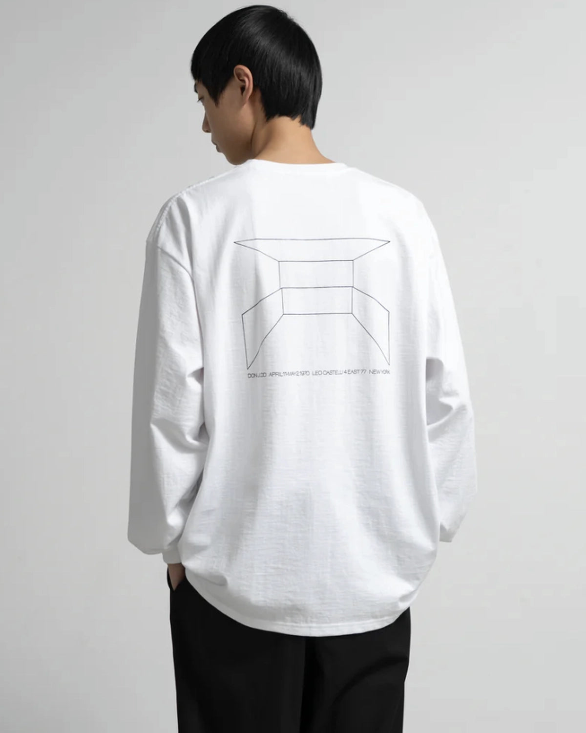 Graphpaper × JUDD Foundation / Donald Judd w/ GP L/S Crew Neck Tee (GU261-70776)