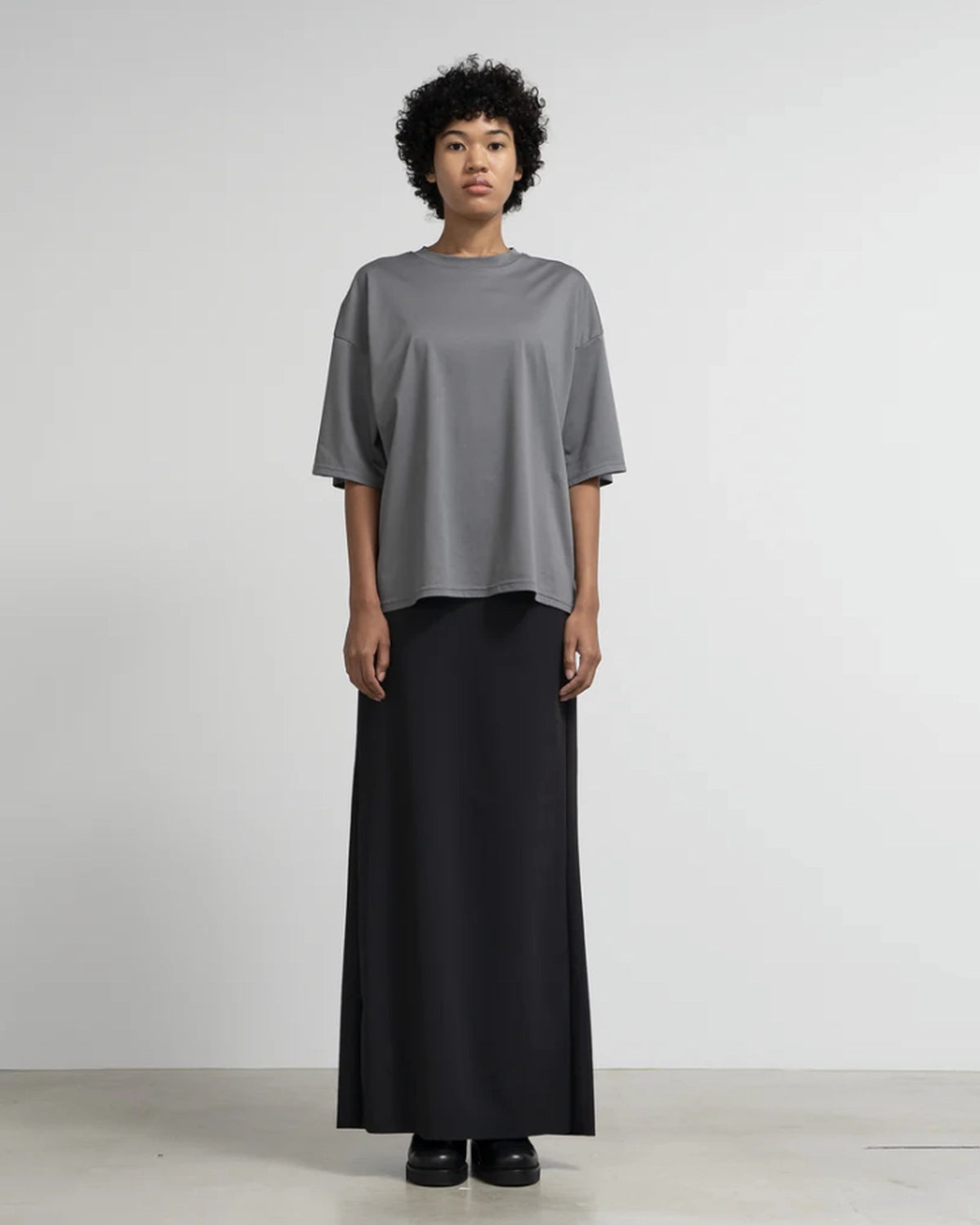 Graphpaper / Fine Smooth Crew Neck Tee (GL261-70092B)