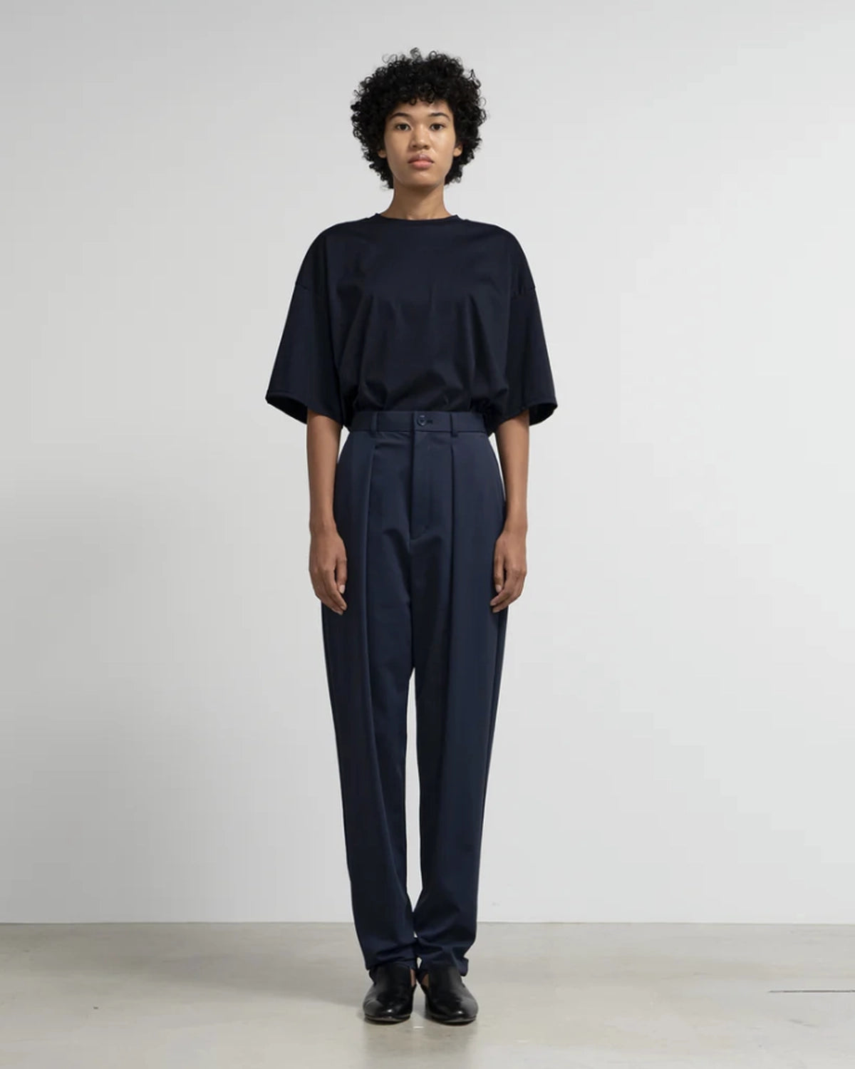 Graphpaper / Fine Smooth Crew Neck Tee (GL261-70092B)