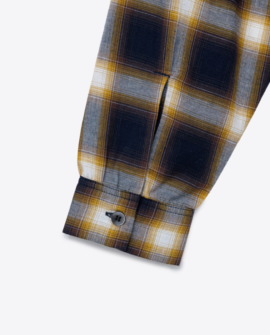 BEDWIN & THE HEARTBREAKERS / FIVE BROTER Ex. L/S CHECK SHIRT "VIN" (26SB1762)