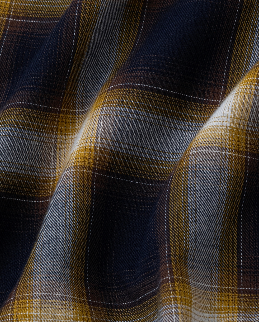 BEDWIN & THE HEARTBREAKERS / FIVE BROTER Ex. L/S CHECK SHIRT "VIN" (26SB1762)