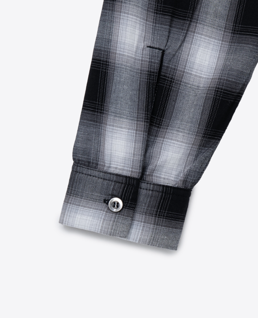 BEDWIN & THE HEARTBREAKERS / FIVE BROTER Ex. L/S CHECK SHIRT "VIN" (26SB1762)