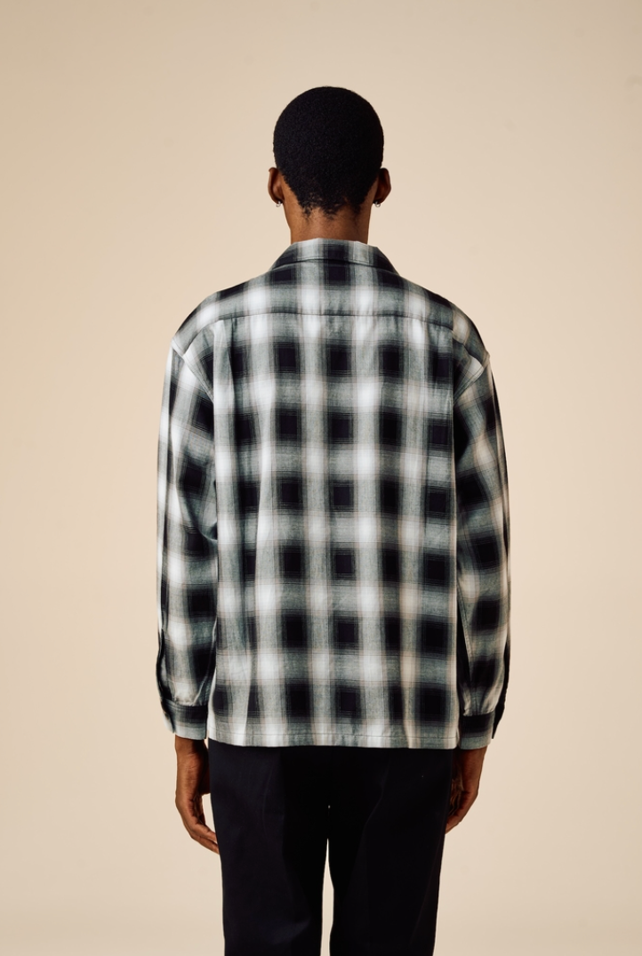 BEDWIN & THE HEARTBREAKERS / FIVE BROTER Ex. L/S CHECK SHIRT "VIN" (26SB1762)