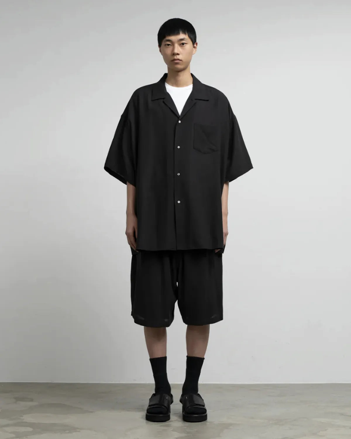 Graphpaper（グラフペーパー） / Viscose Viyella S/S Sleeping Shirt