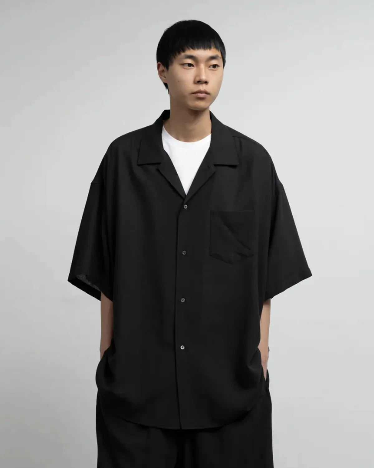 Graphpaper（グラフペーパー） / Viscose Viyella S/S Sleeping Shirt