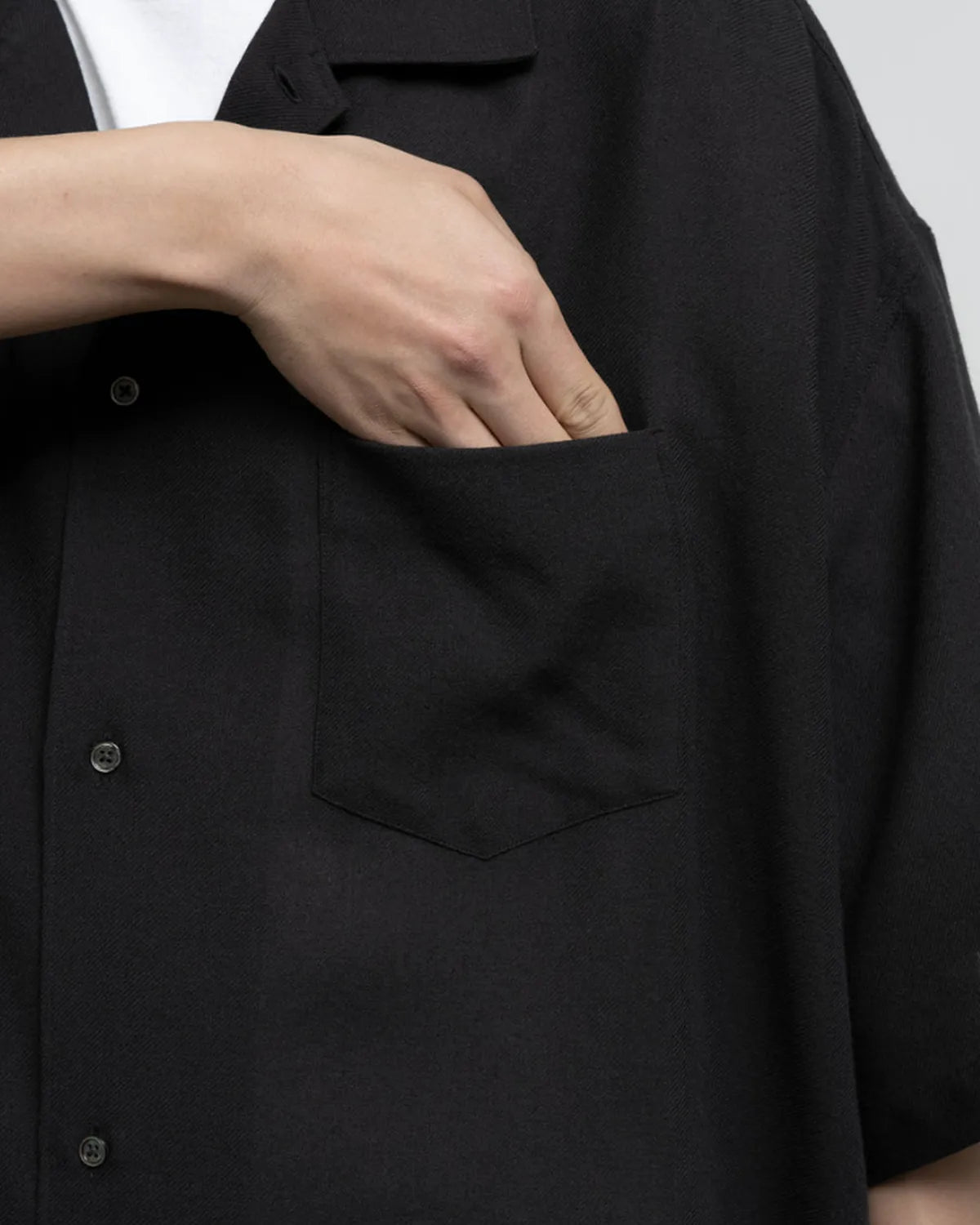 Graphpaper（グラフペーパー） / Viscose Viyella S/S Sleeping Shirt
