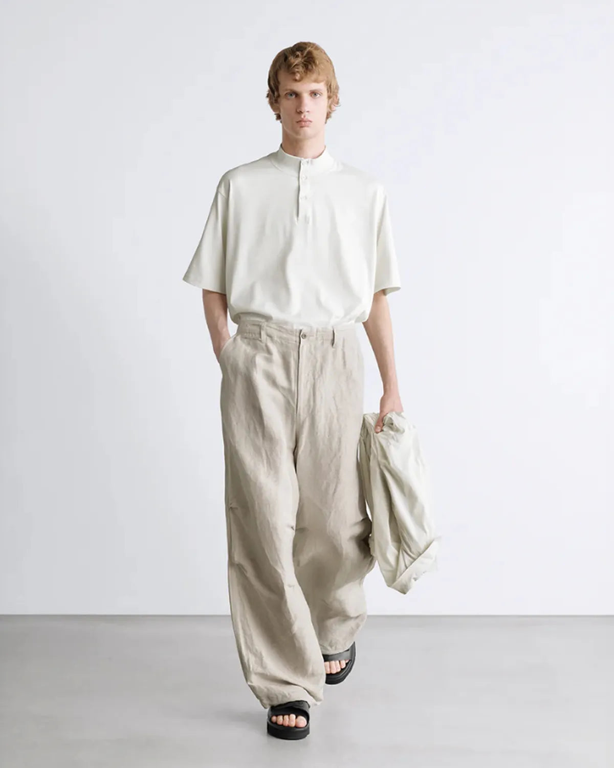 Graphpaper(グラフペーパー) / Linen Cupro Hopsack Military Pants Graphpaper(グラフペーパー) / Linen Cupro Hopsack Military Pants