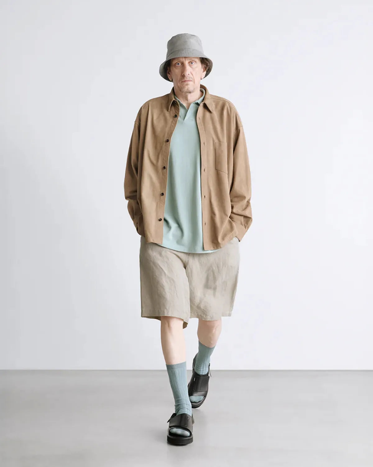 26SS/Graphpaper/リネンミリタリーショーツ/サイズ2/IVORY Graphpaper（グラフペーパー） / Linen Cupro Hopsack Military Shorts