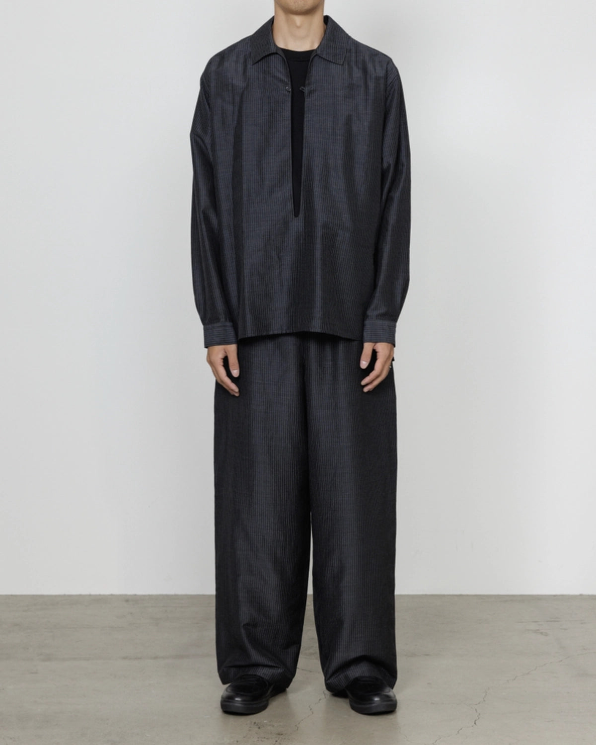 marka / Wool Silk Feather Cloth / Stroll Around Jacket (M26A15SH01C)