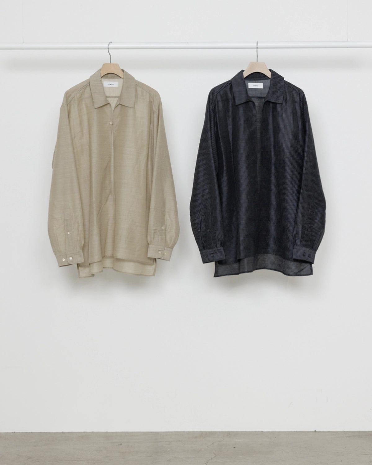 marka / Wool Silk Feather Cloth / Stroll Around Jacket (M26A15SH01C)