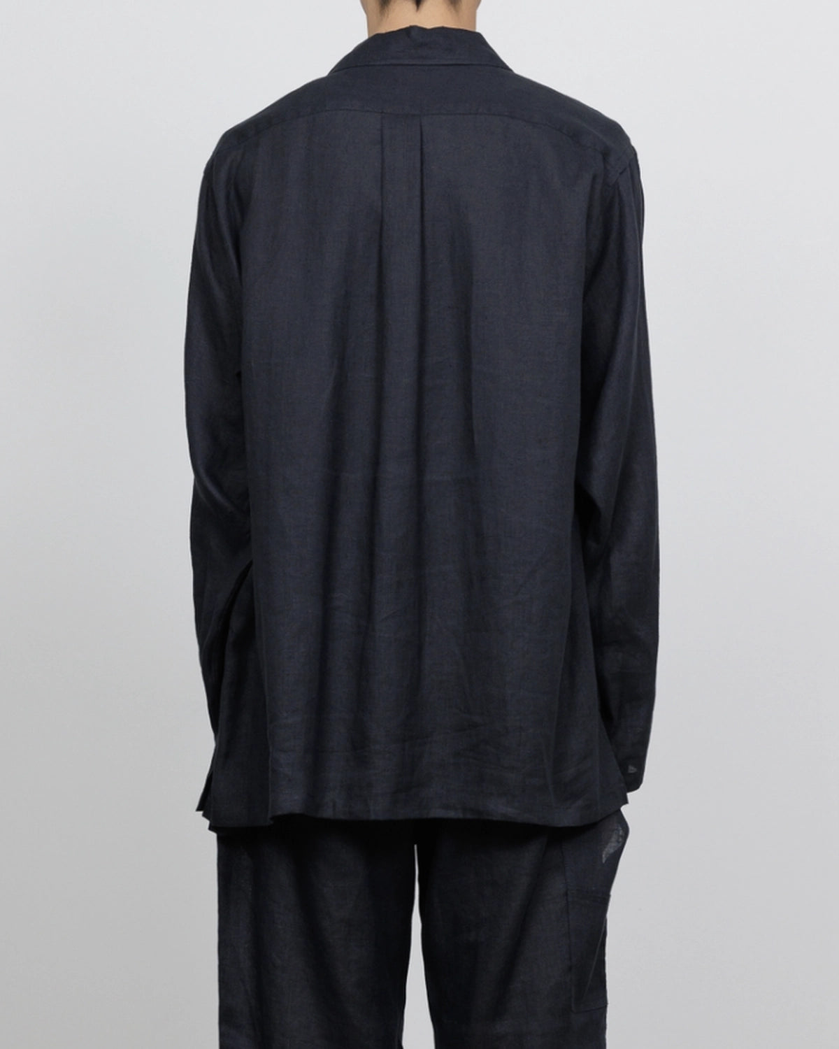 MARKAWARE / Hemp Shirting Comfort Fit Open Collar Shirt (A26A22SH02C)