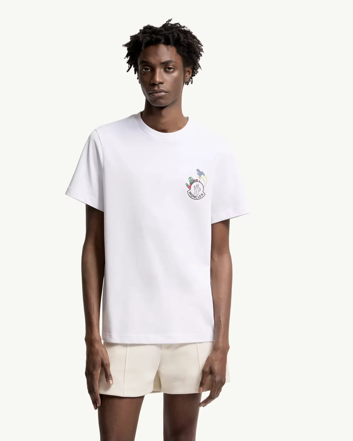 ゆ*)様 モンクレール　Tシャツ MONCLER (モンクレール) メンズ Tシャツ 半袖 胸ロゴ クルーネック