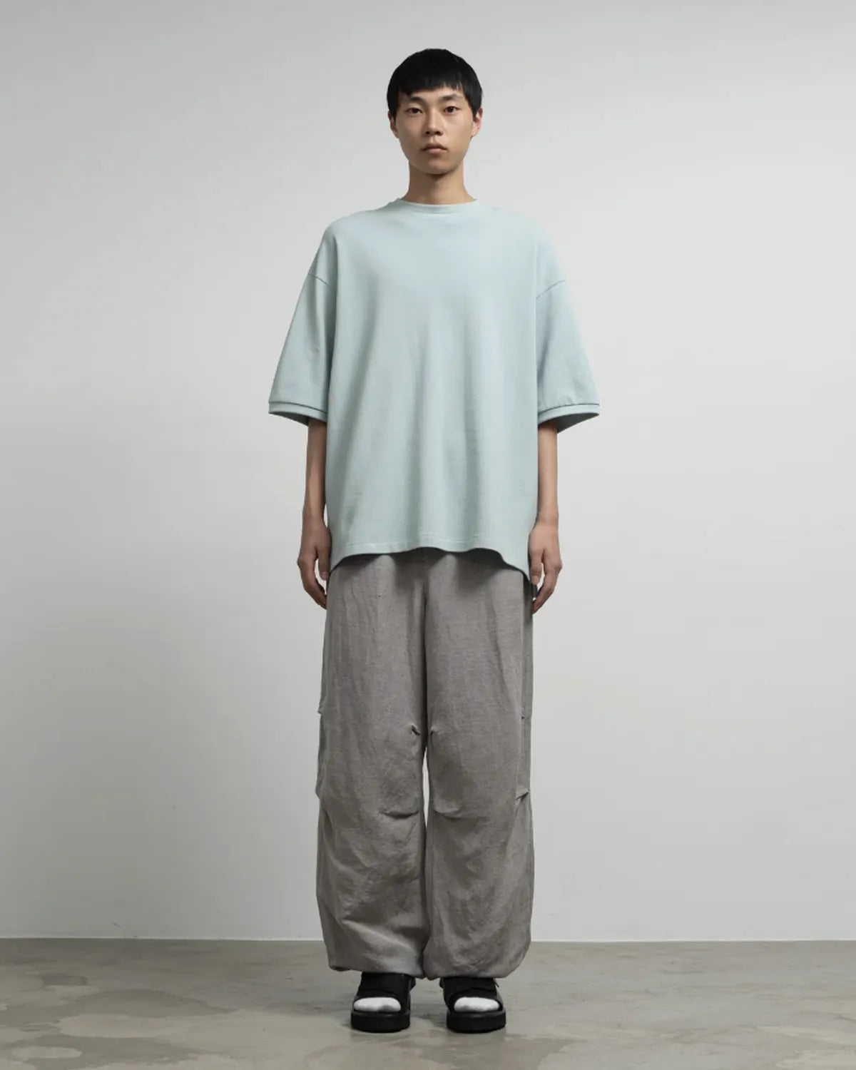 Graphpaper / Cotton Pique Jersey Crew Neck Tee (GM261-70415)