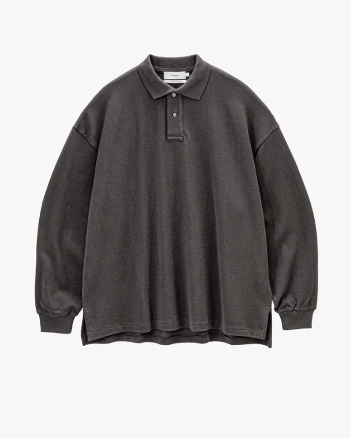 Graphpaper / Cotton Pique Jersey L/S Polo (GM261-70417)