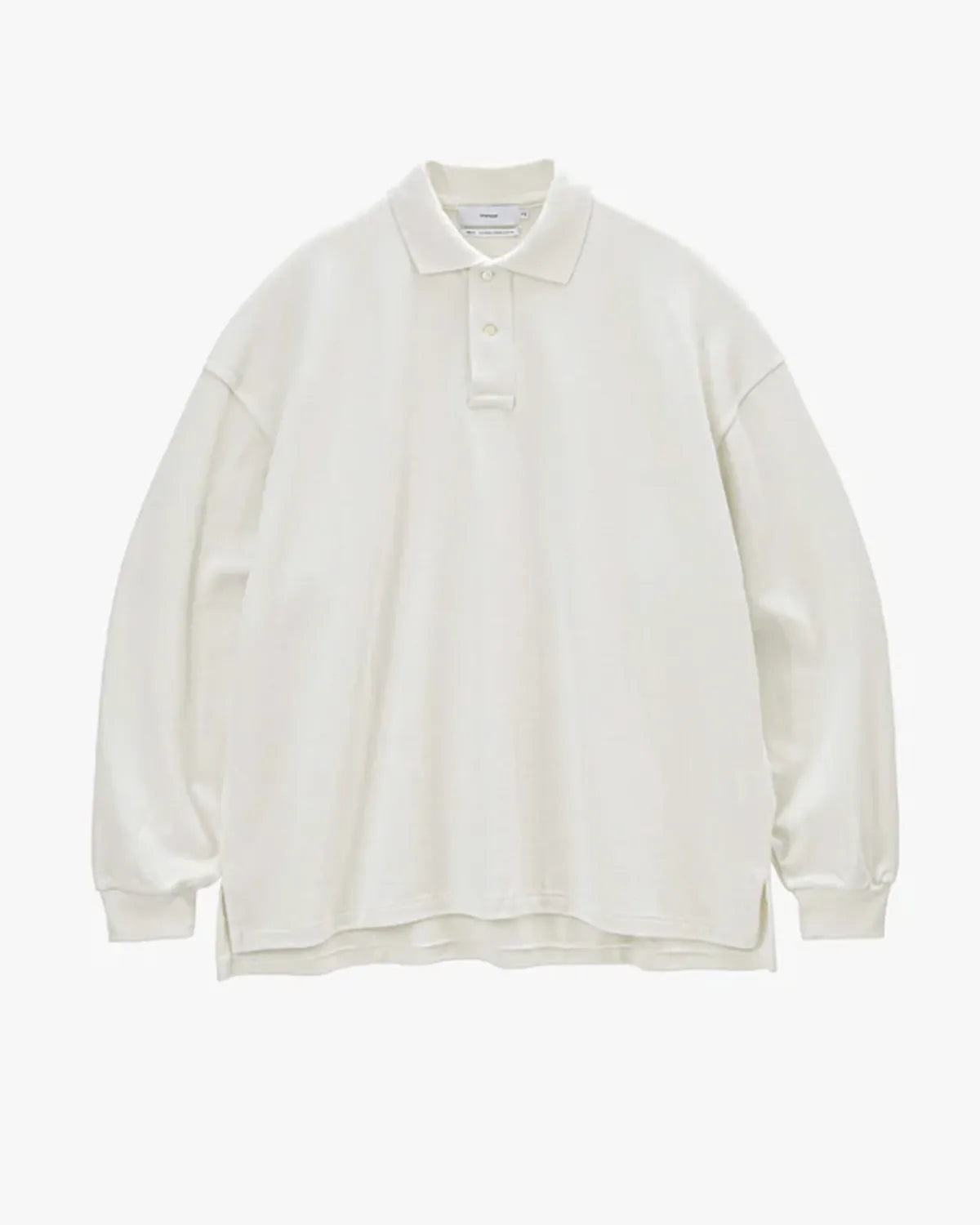 Graphpaper / Cotton Pique Jersey L/S Polo (GM261-70417)