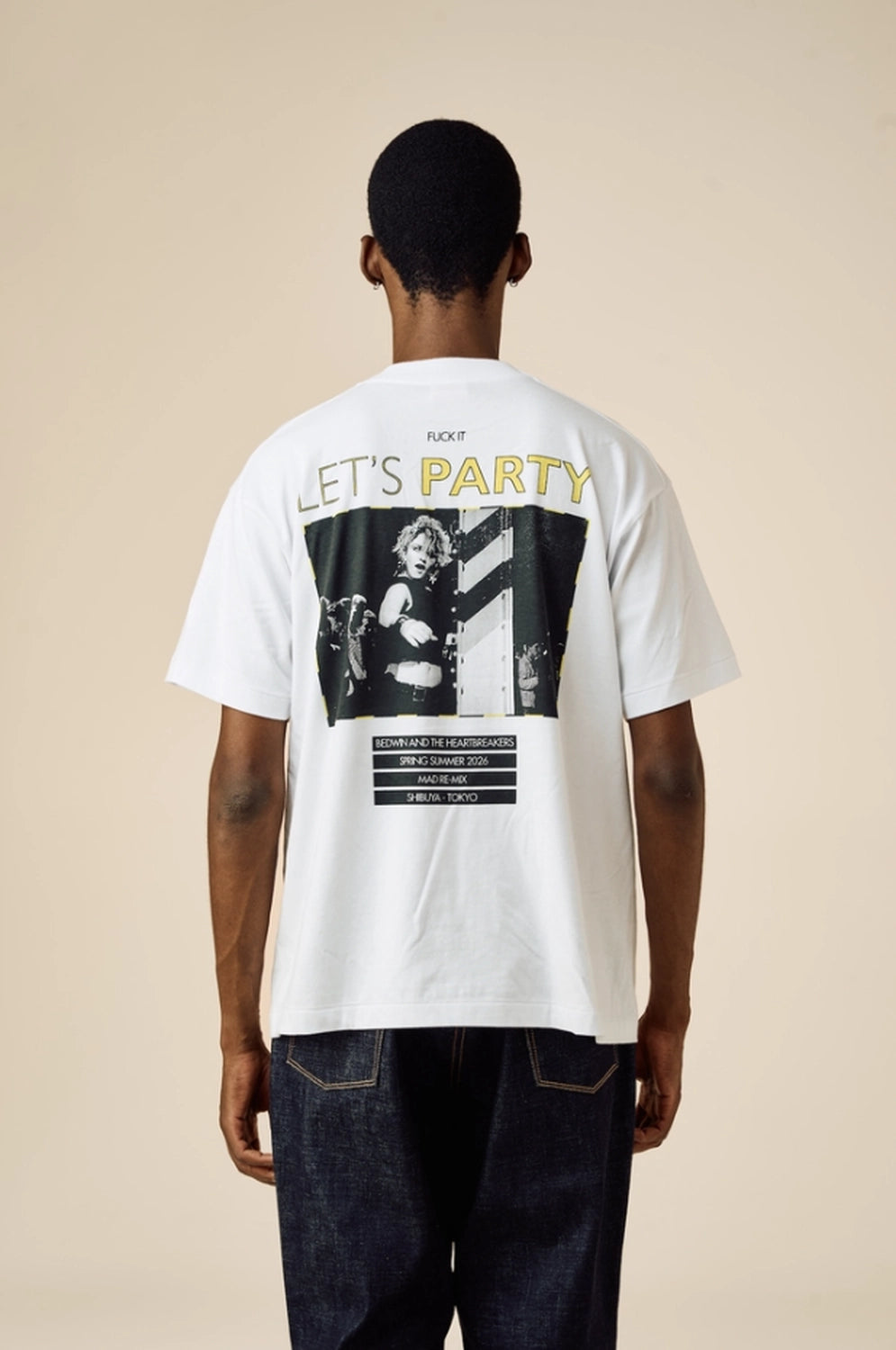 BEDWIN & THE HEARTBREAKERS / S/S PRINTED TEE "Lets Party" (26SB2246)
