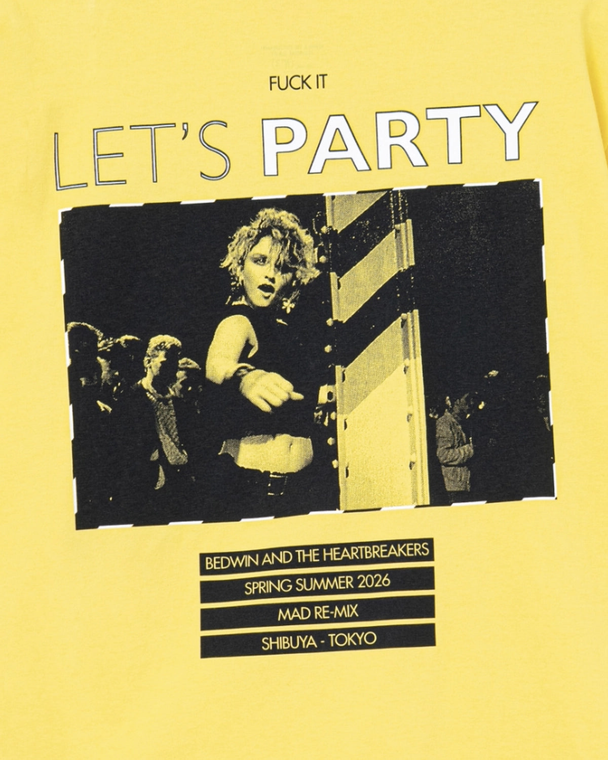 BEDWIN & THE HEARTBREAKERS / S/S PRINTED TEE "Lets Party" (26SB2246)