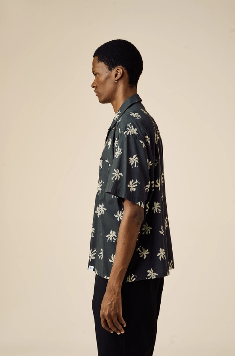 BEDWIN & THE HEARTBREAKERS / S/S PLAN TREE ALOHA SHIRT "ROGERS" (26SB1758)