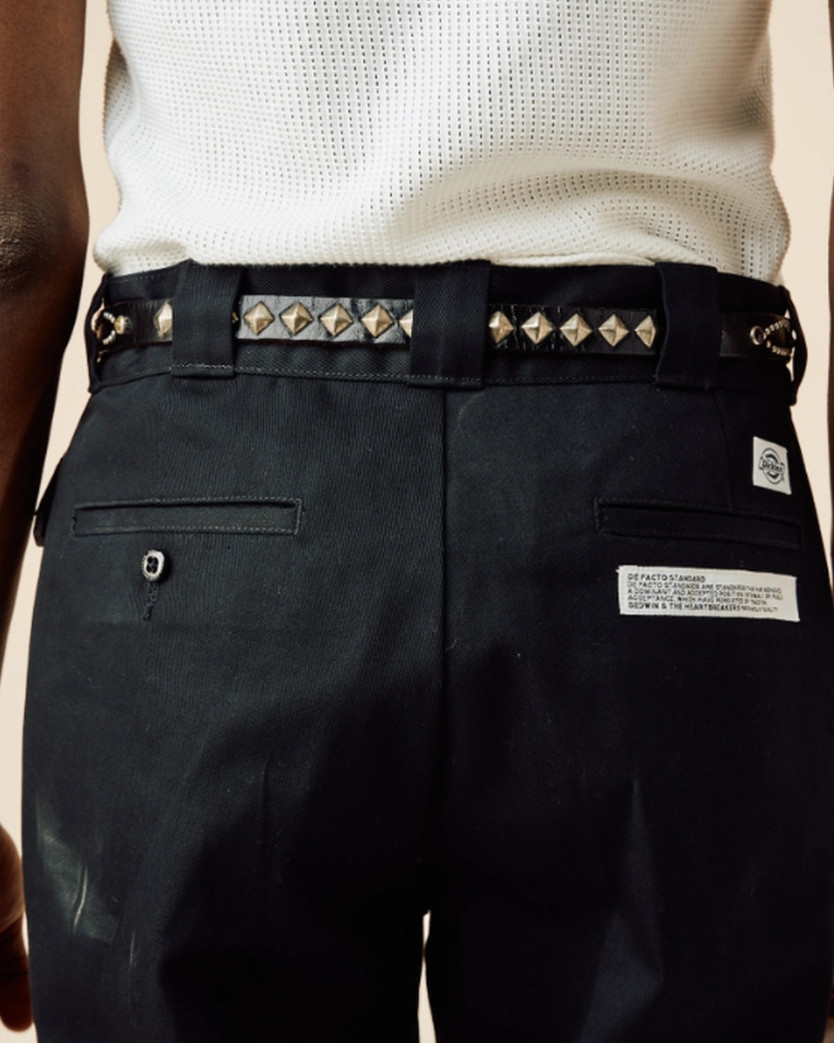 BEDWIN & THE HEARTBREAKERS × HTC  / EXCLUSIVE STUDS BELT "HTC" (26SB0062)
