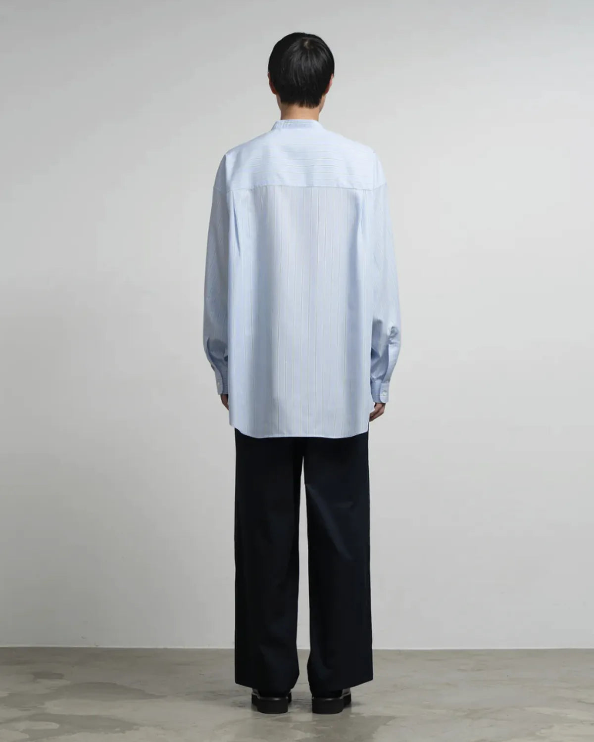 Graphpaper / SIDOGRAS L/S Oversized Band Collar Shirt (GM262-50028)