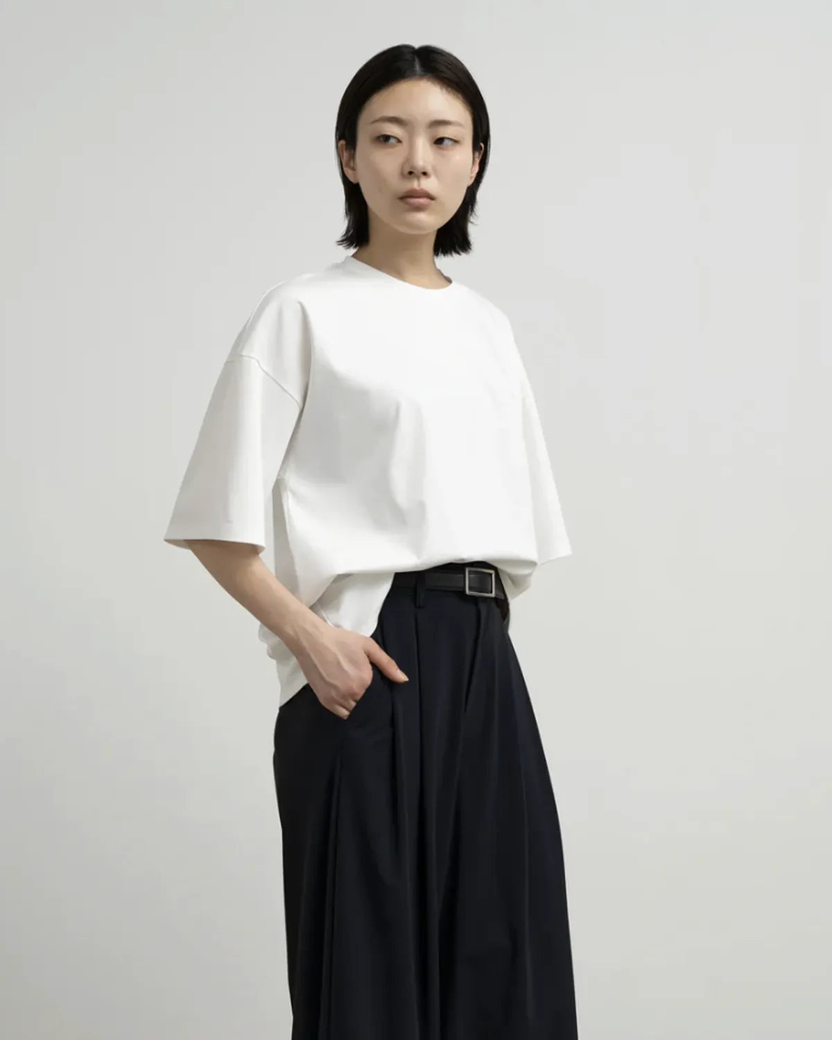 Graphpaper / Cool Smooth Crew Neck Tee (GL262-70046)