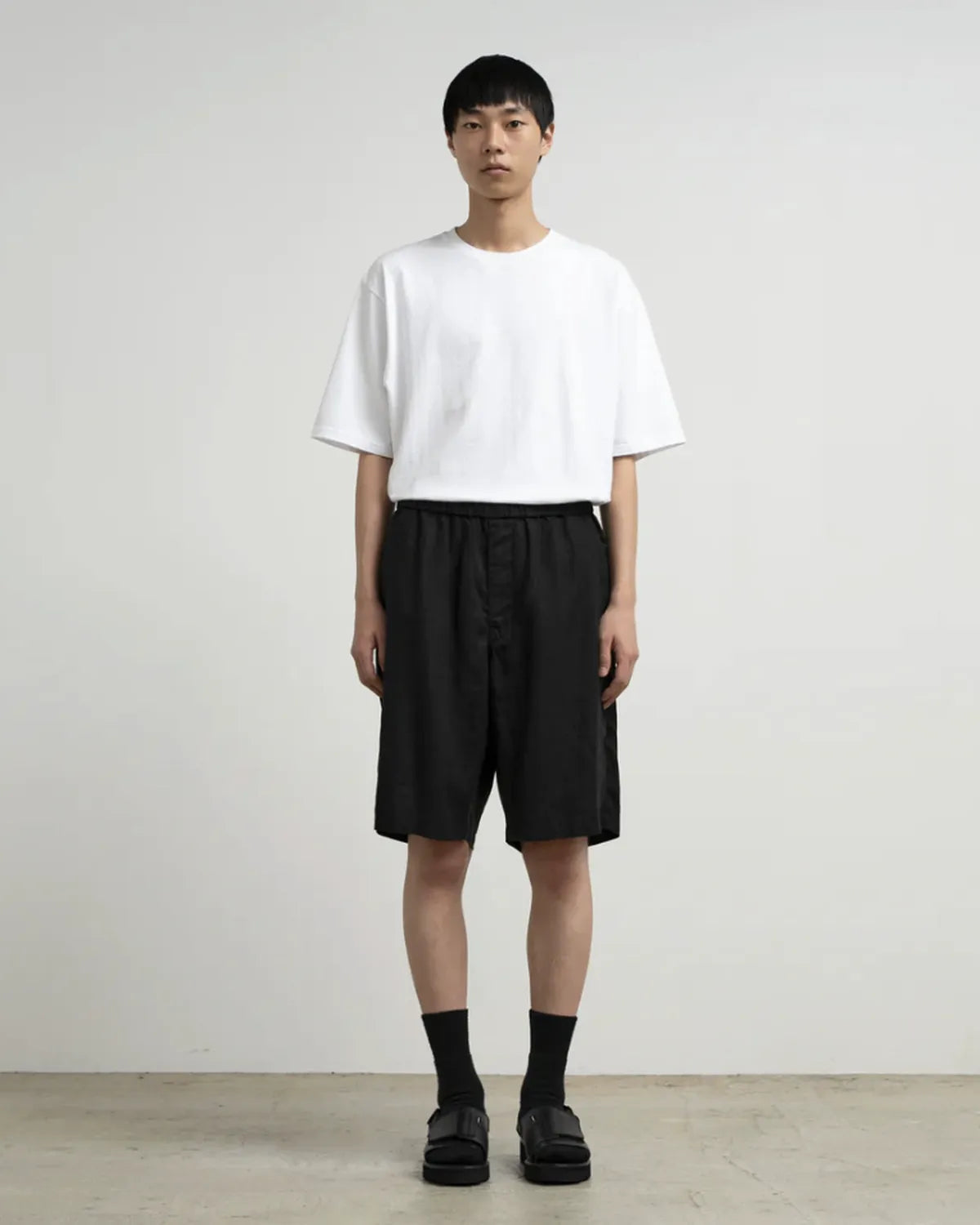 Graphpaper / Linen Track Shorts (GM262-40042B)